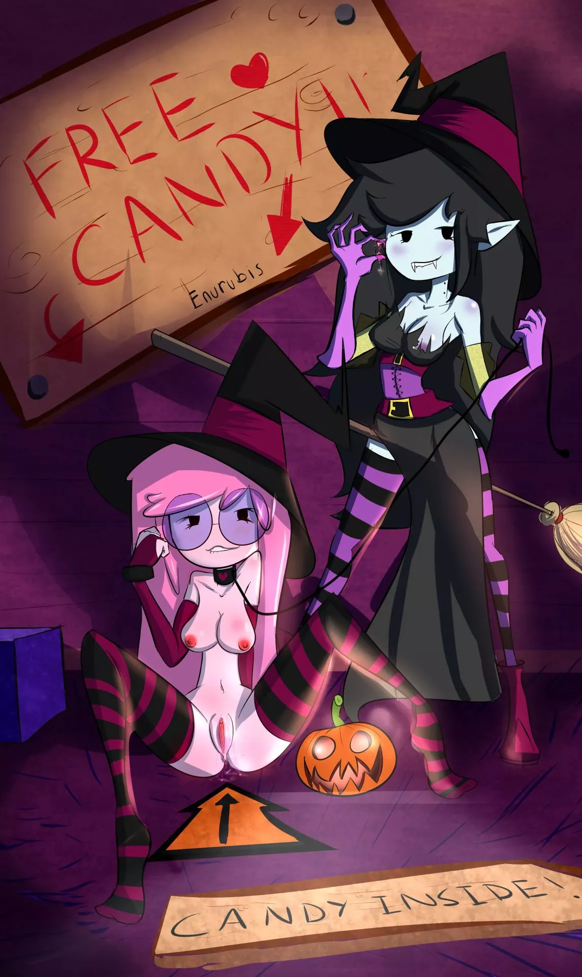 PB and Marceline Trick or Treat (enurubis)