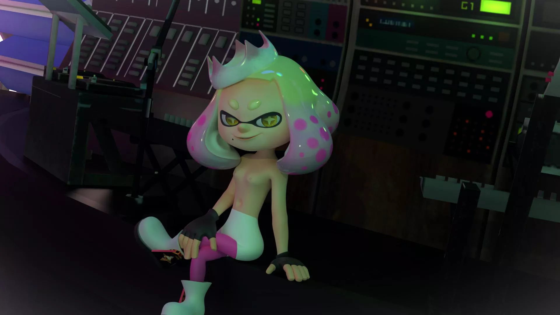 Pearl On Set