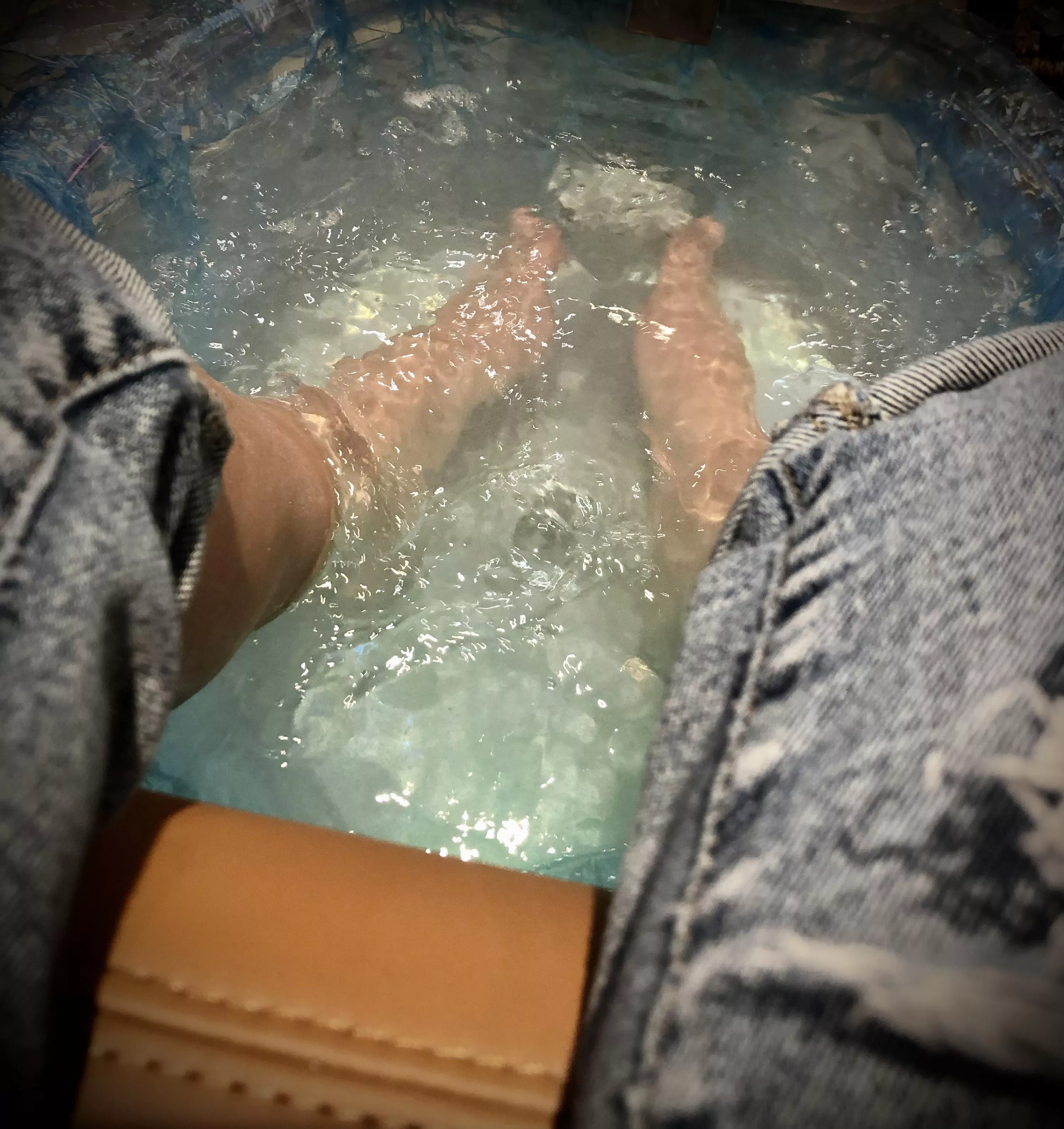 Pedi time! Iâ€™ll be showing them off soon. Stay tuned.