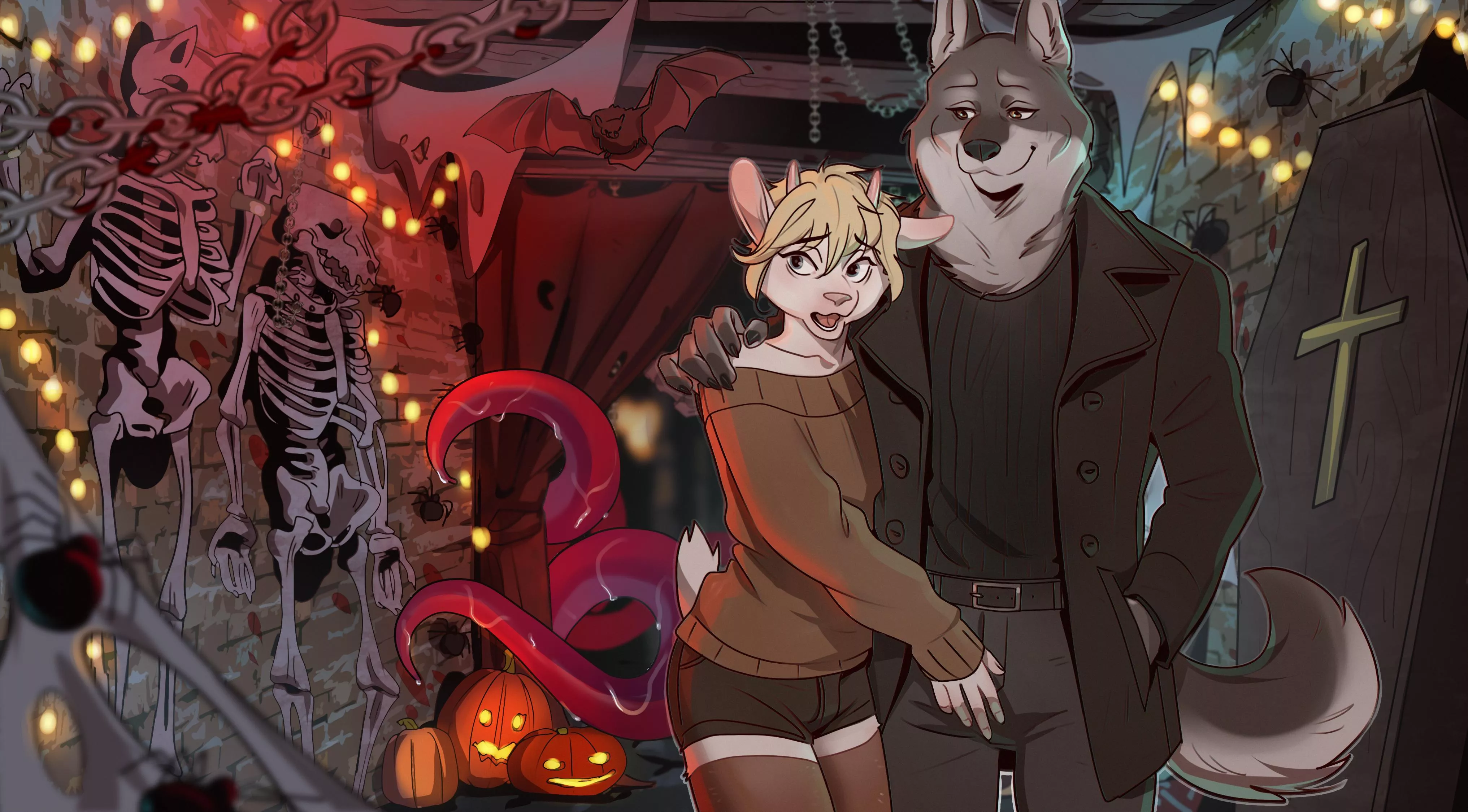 Percy and Blake are having a good time at the carnival (Furlough Games)