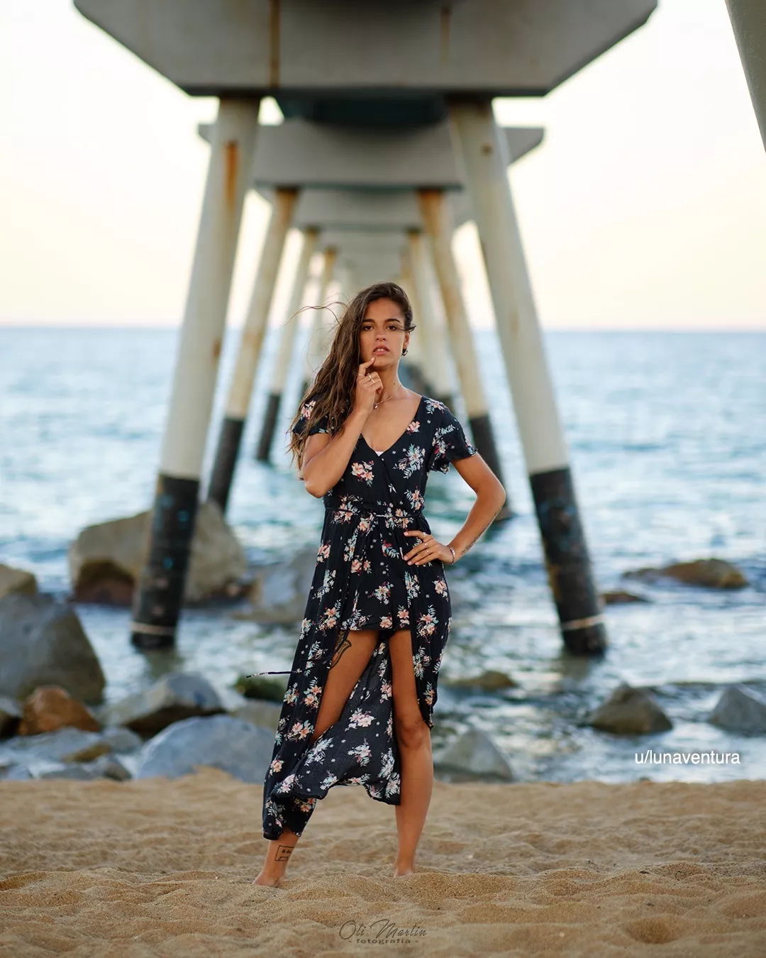 Perfect dress for the walk on the beach!