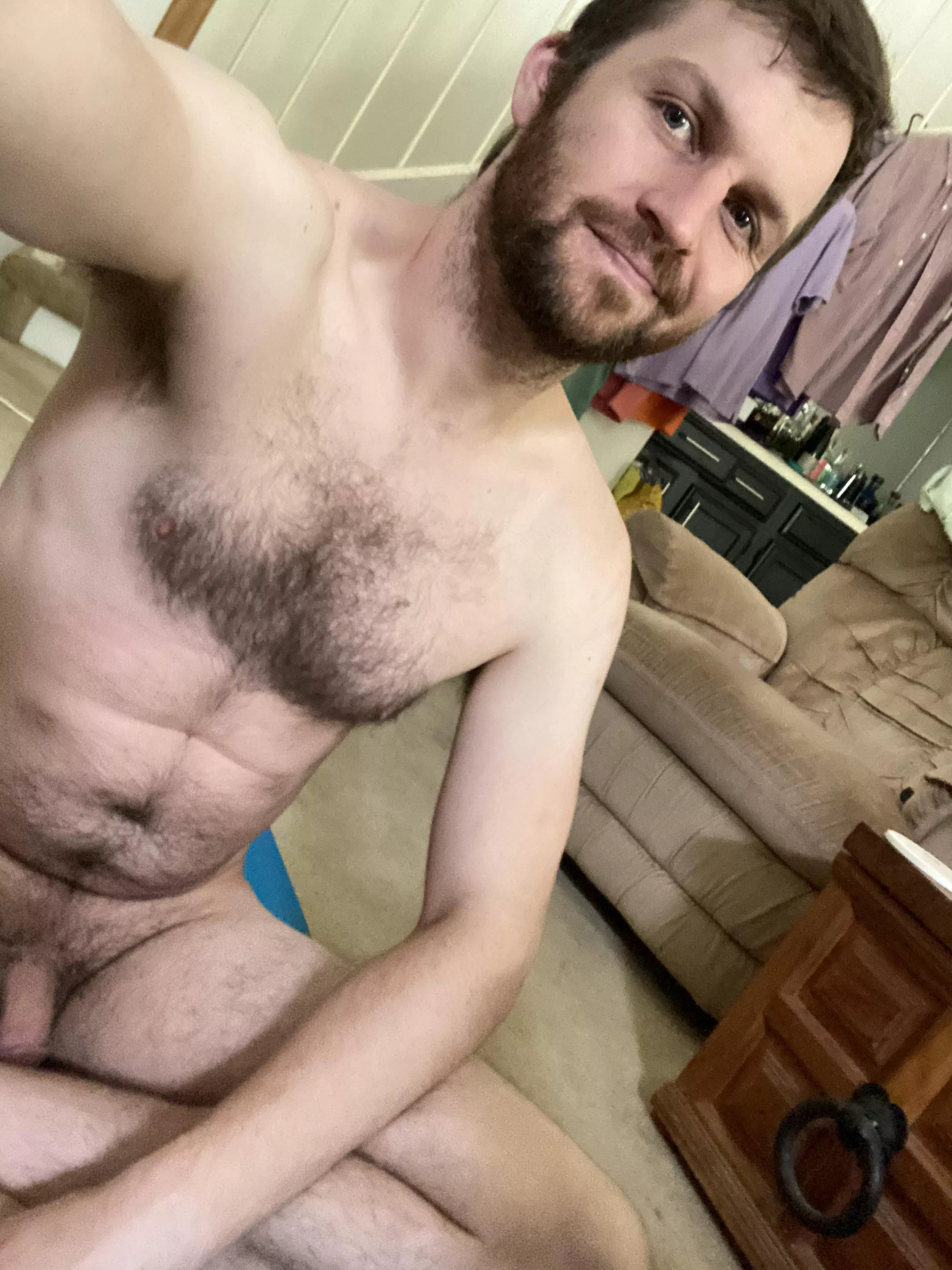 Perk about working out at home, naked workout