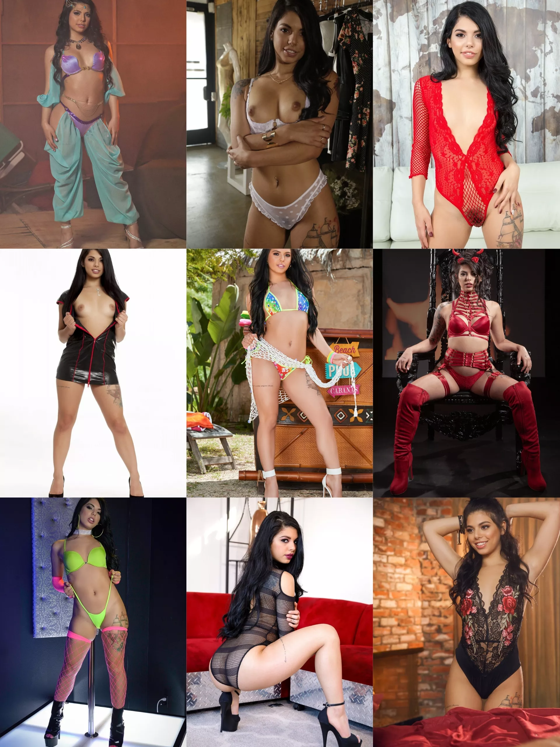 Pick Her Outfit: Gina Valentina (As Requested)