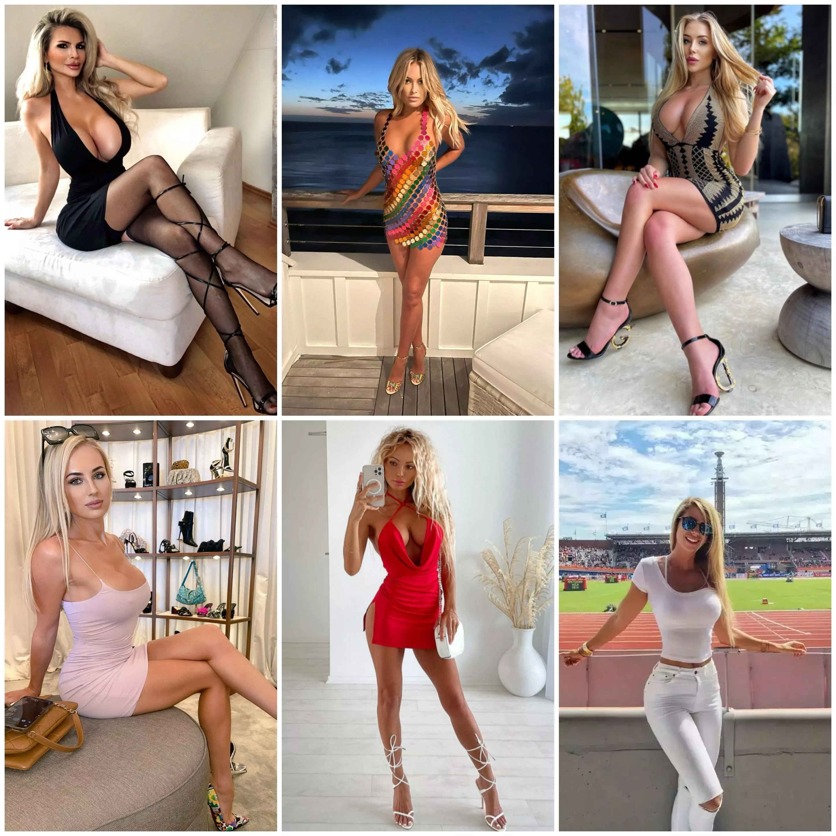 Pick your blonde arm candy and why?