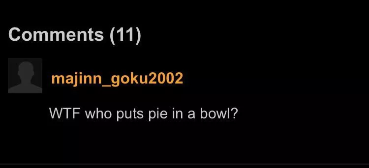 Pie in a bowl?