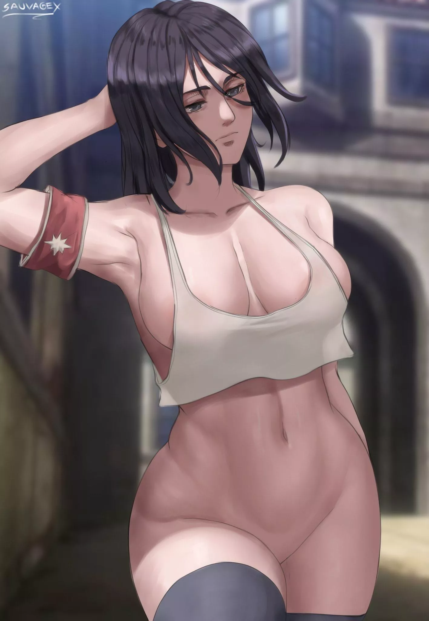 Pieck sometimes forgets to even put on clothes [Attack on Titan] (sauvagex)