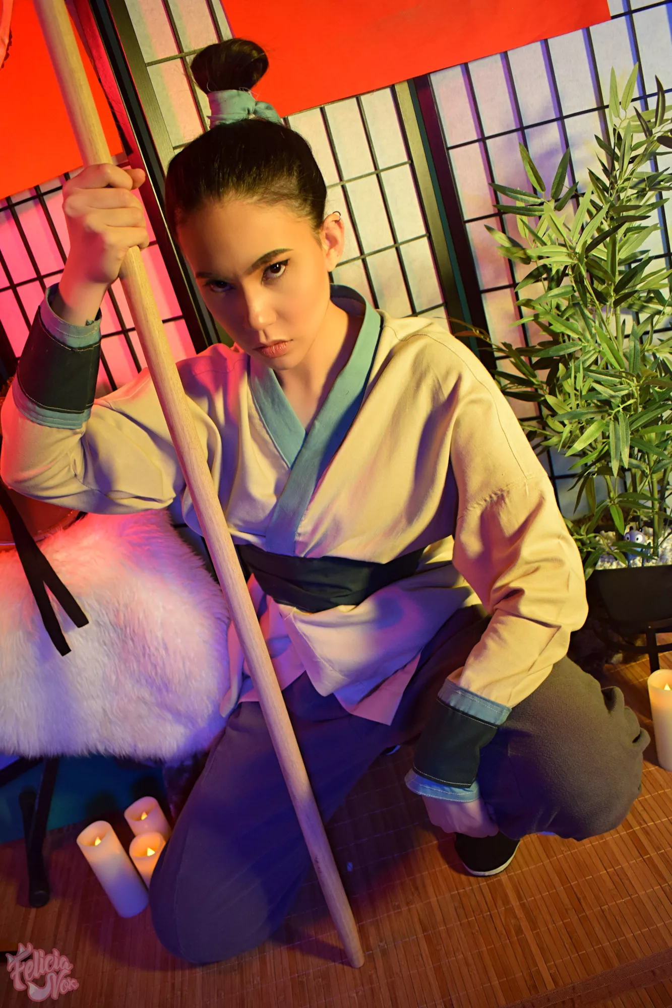 Ping from Mulan cosplay by Felicia Vox