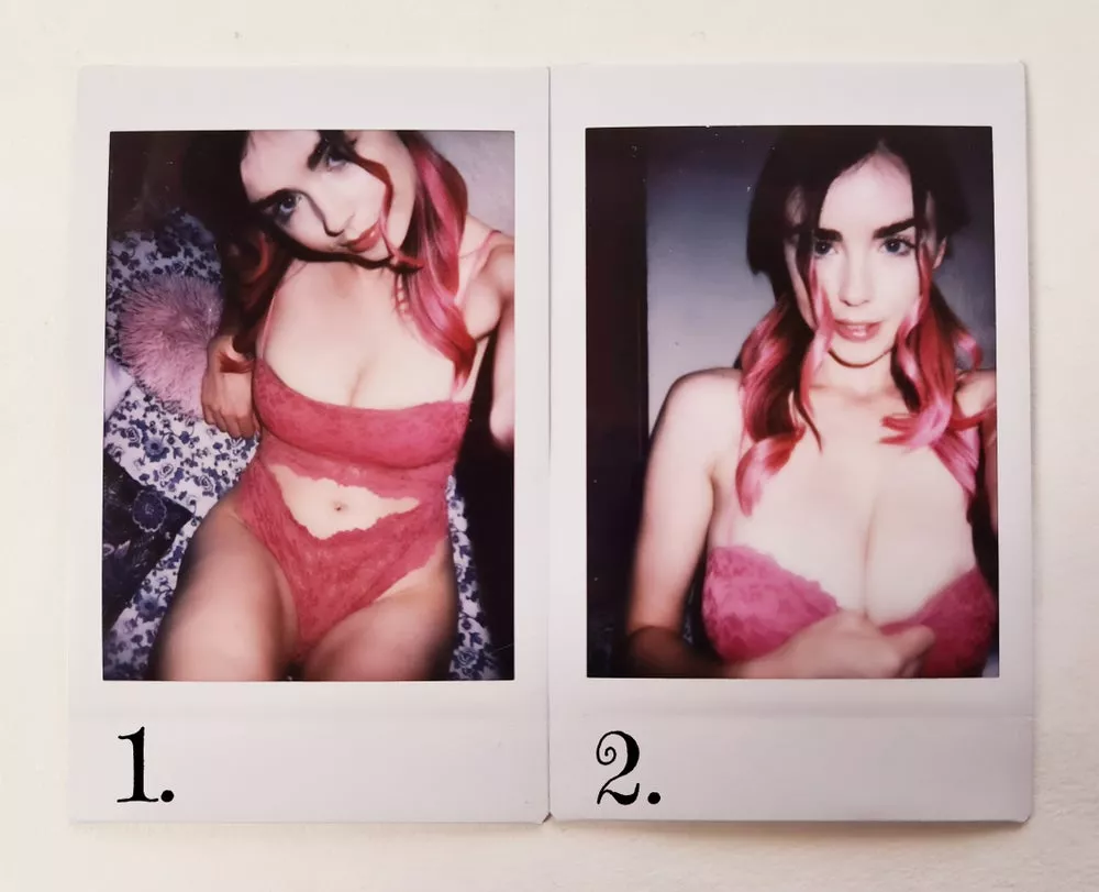 PINK HAIR POLAROIDS 💗