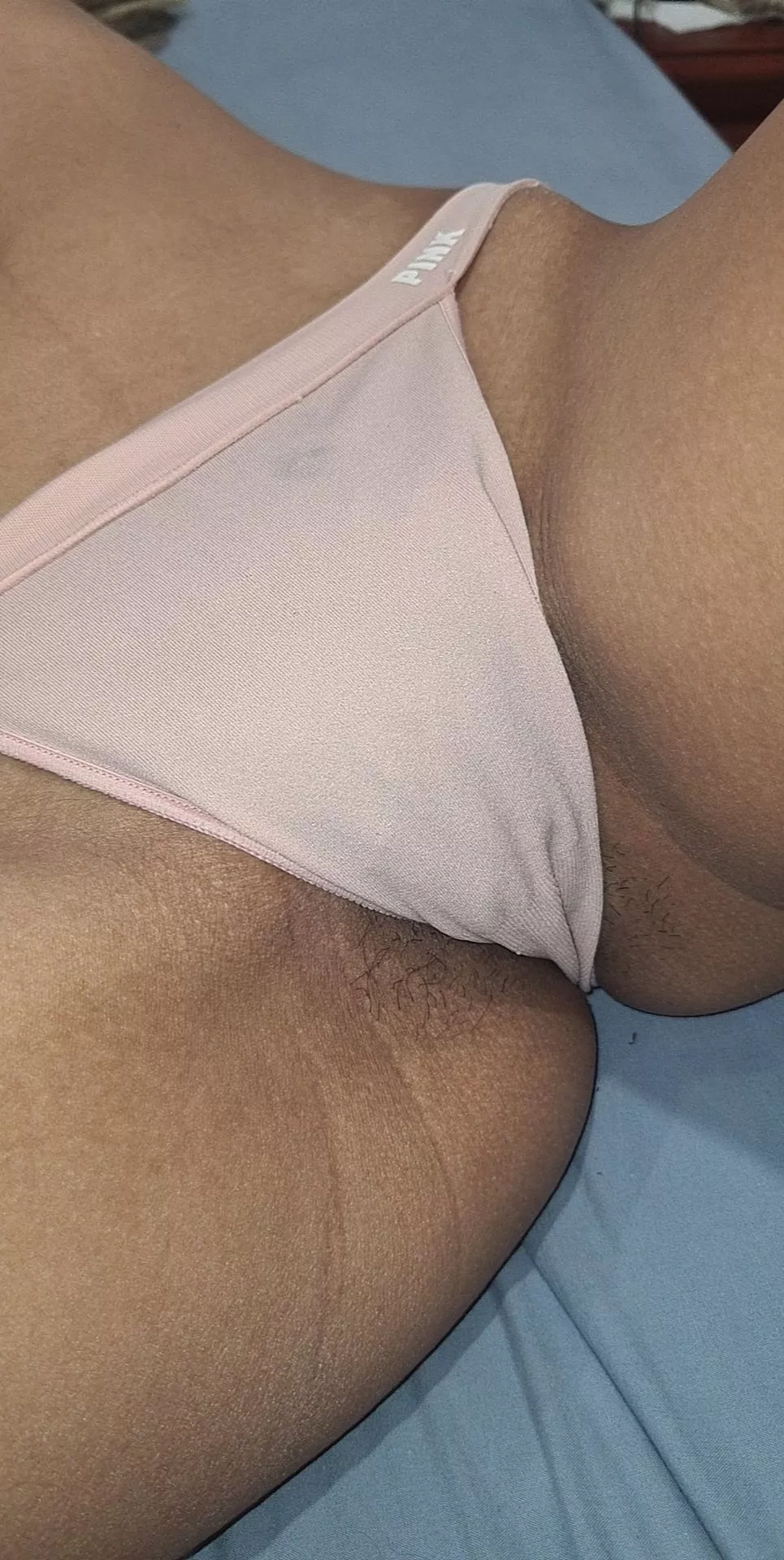 Pink panties from Victoria Secret.......what are they hiding??