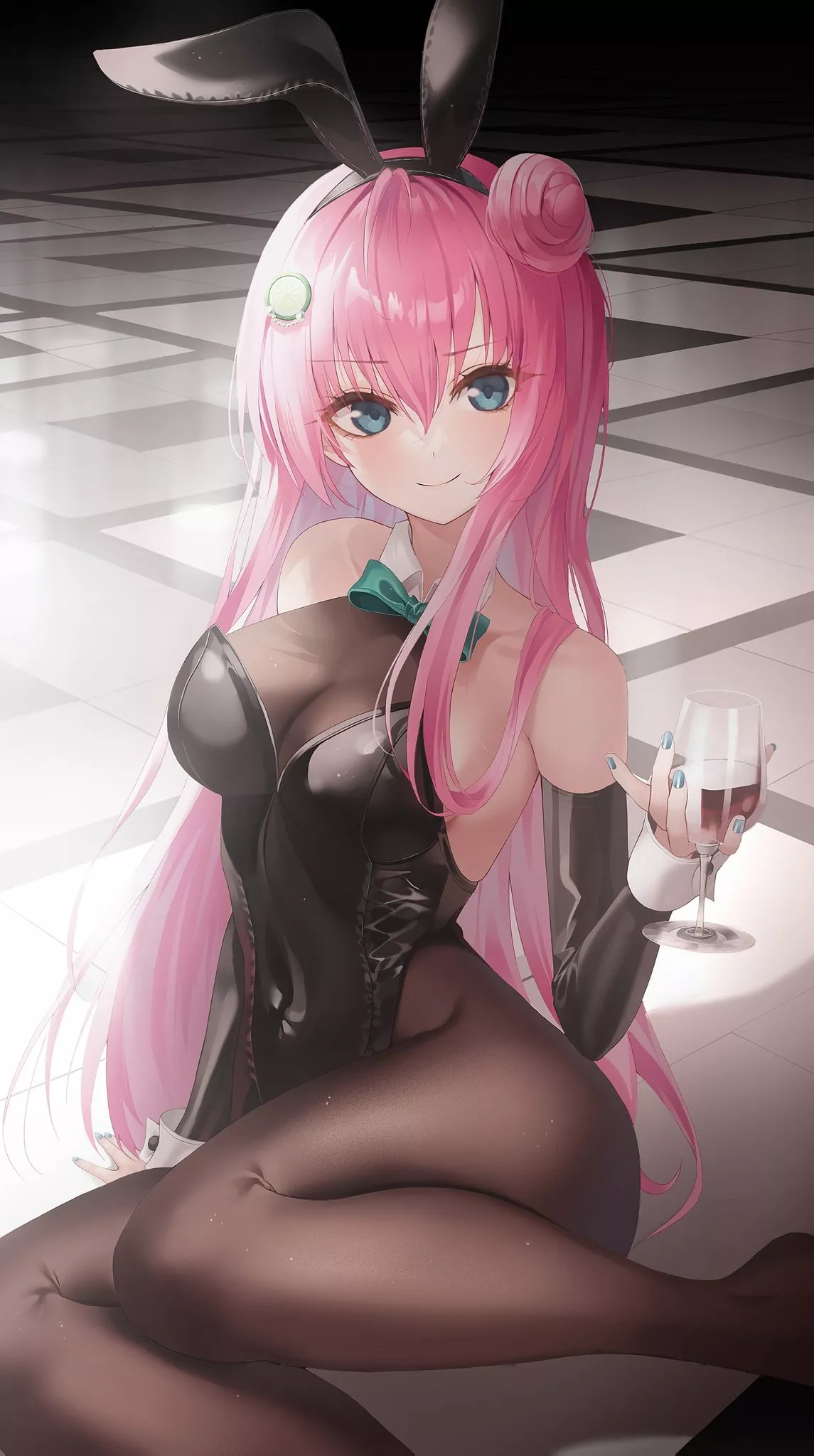 Pink Wine Bunny