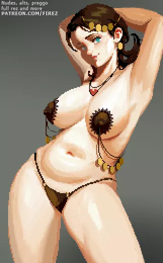 Pixel Art Pinup (alt version in the comments)