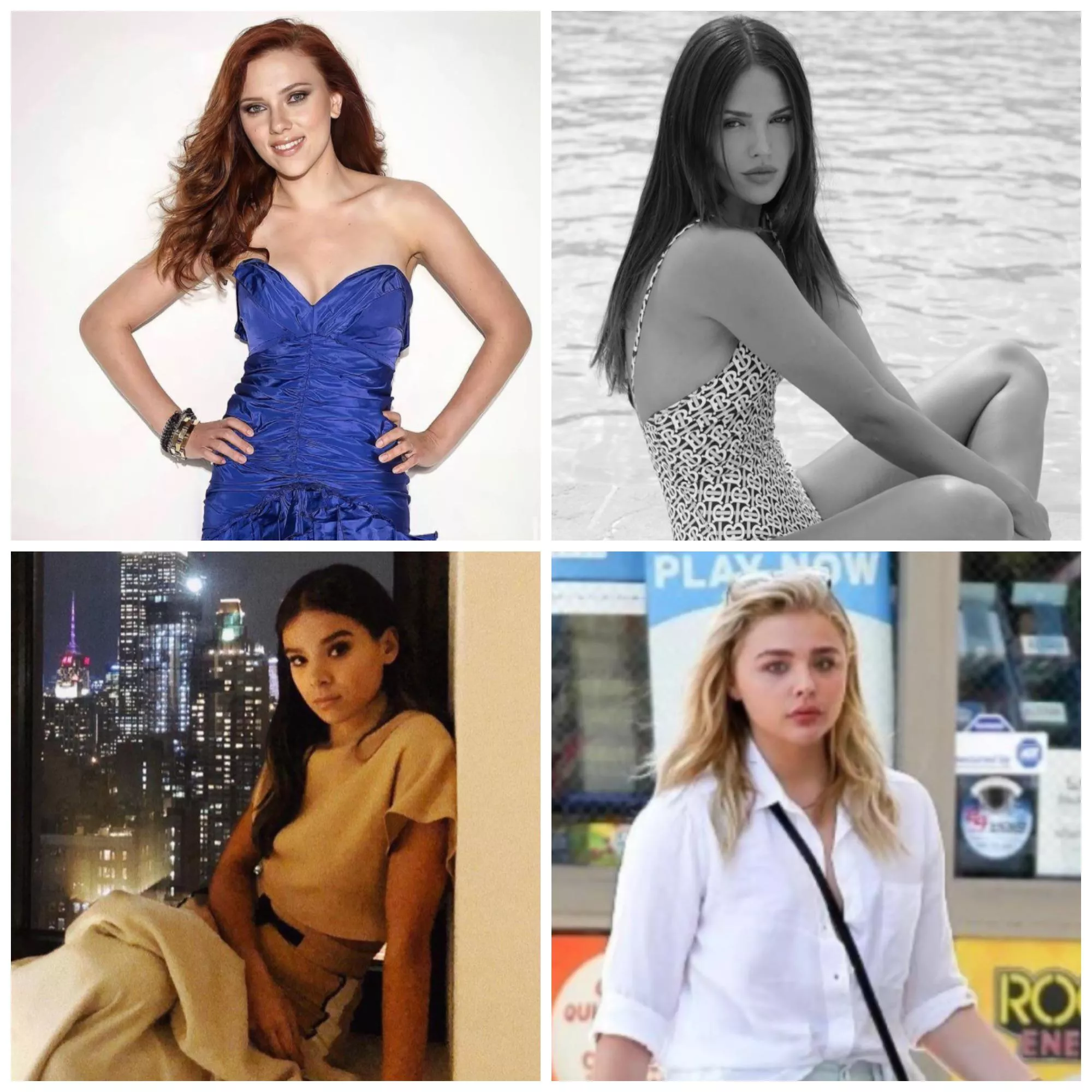 Playing as Scarlett Johansson, Eiza Gonzalez, Hailee Steinfeld, or ChloÃ« Grace Moretz for people