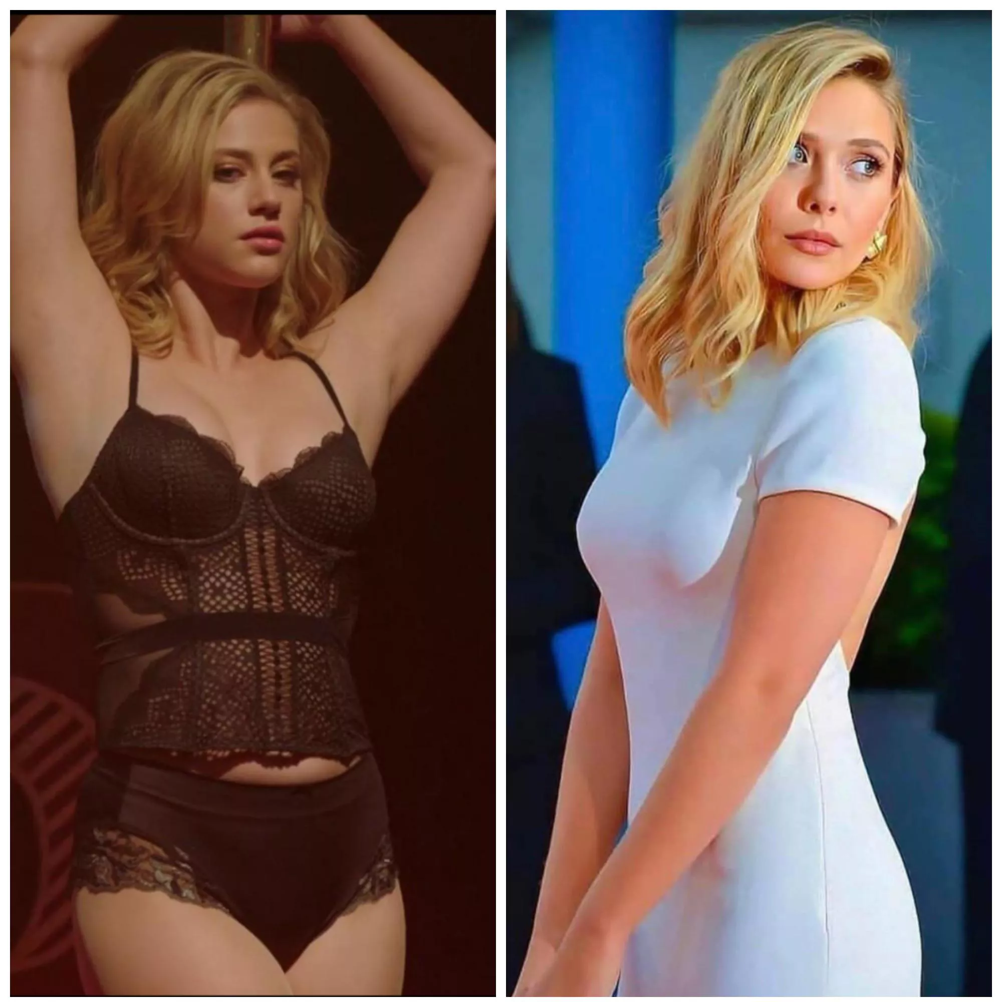 Playing Lili Reinhart and Elizabeth Olsen for people