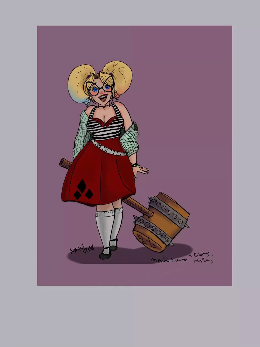 Plushy Harley, drawn by me