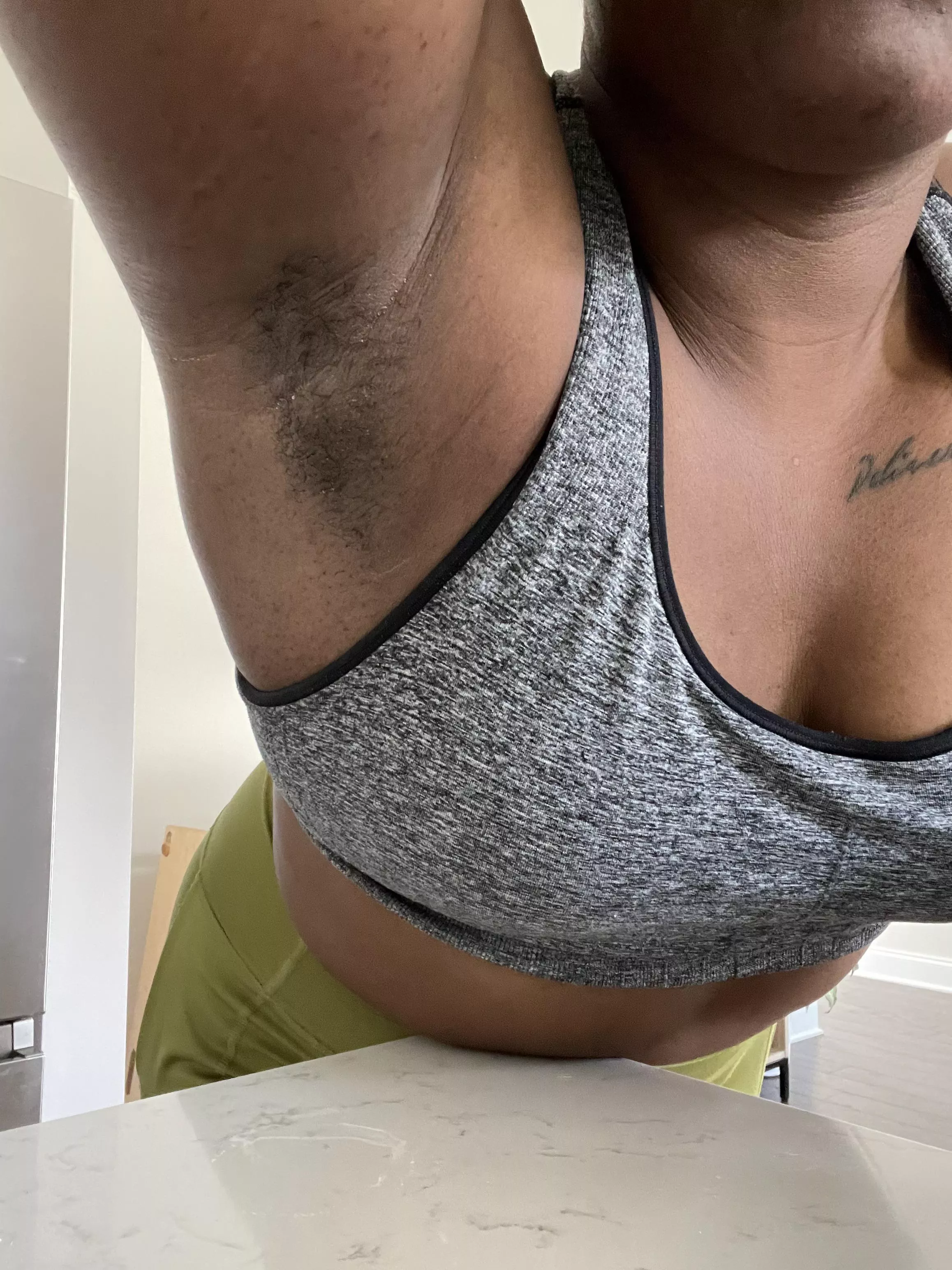 post feast fitness = a sweaty milf for you