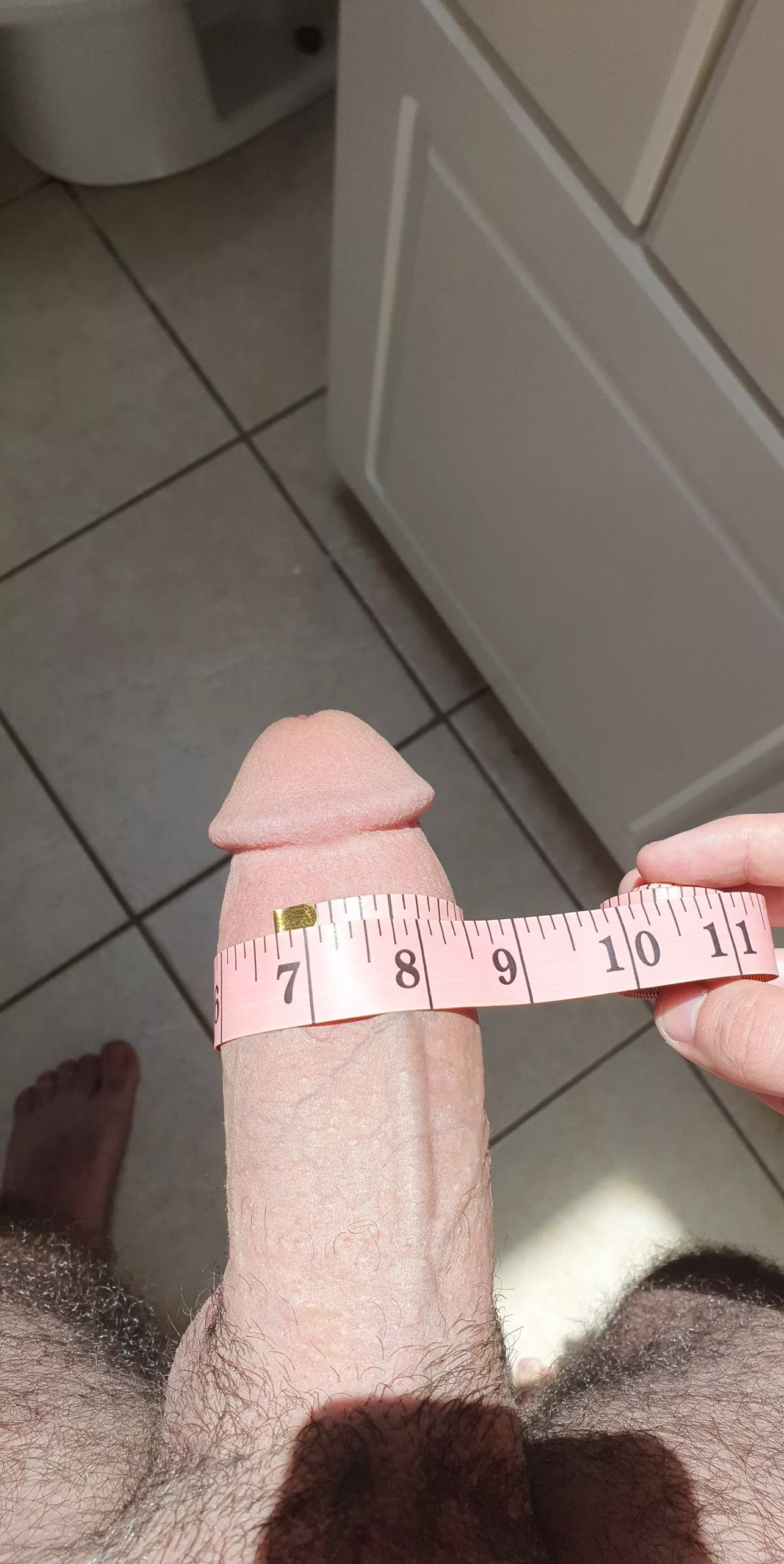 Posted this on my snap a while ago for a visual[7 inches in length and girth] ðŸ˜ˆðŸ™ˆ