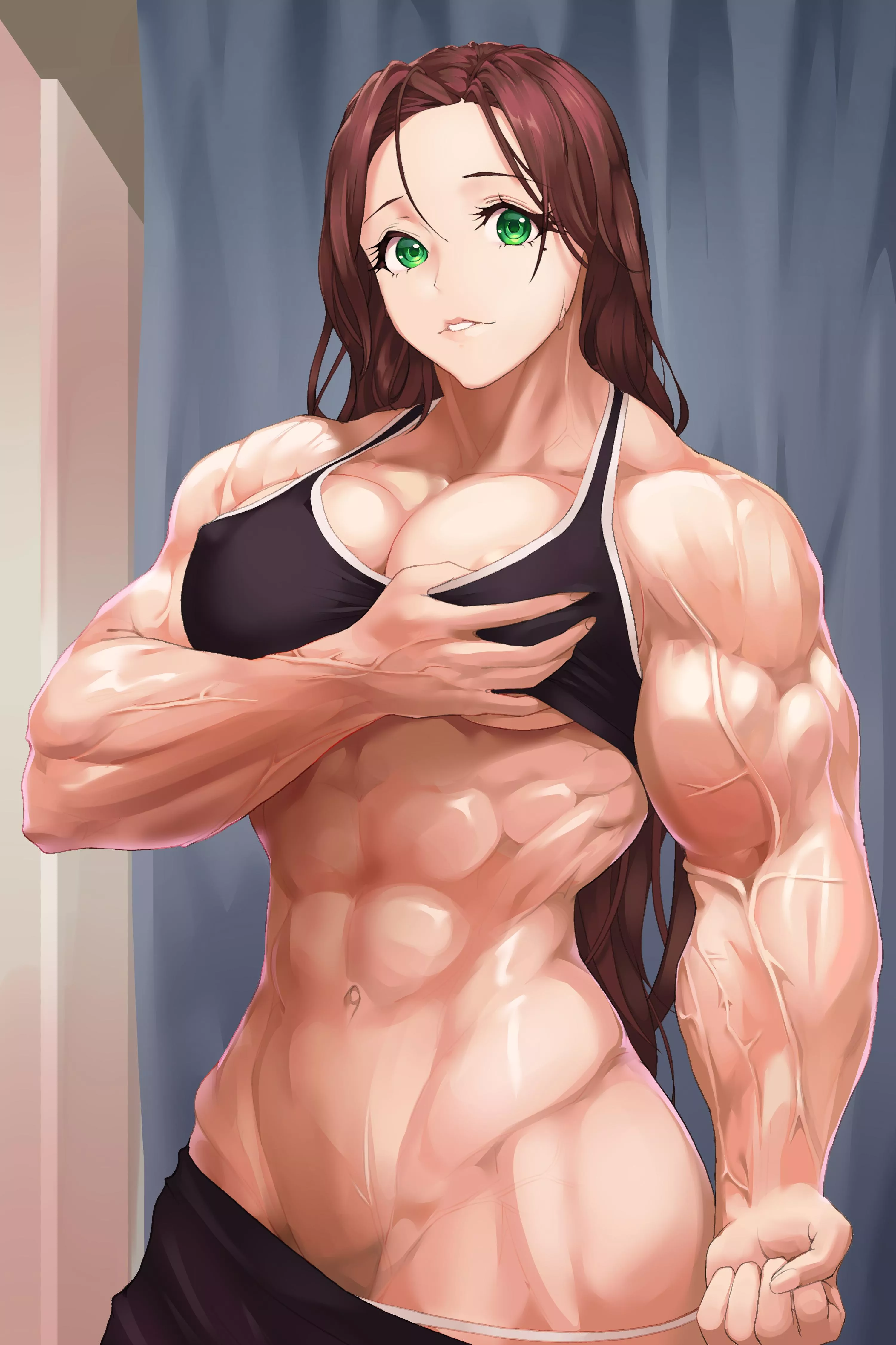 Post-Workout Megumi-san (charcoalaaa) [Original]