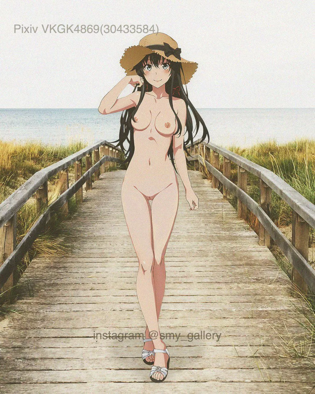 Pov you asked yukino to wear something erotic , yeah the hatâ€™s quite erotic ( smy_gallery )