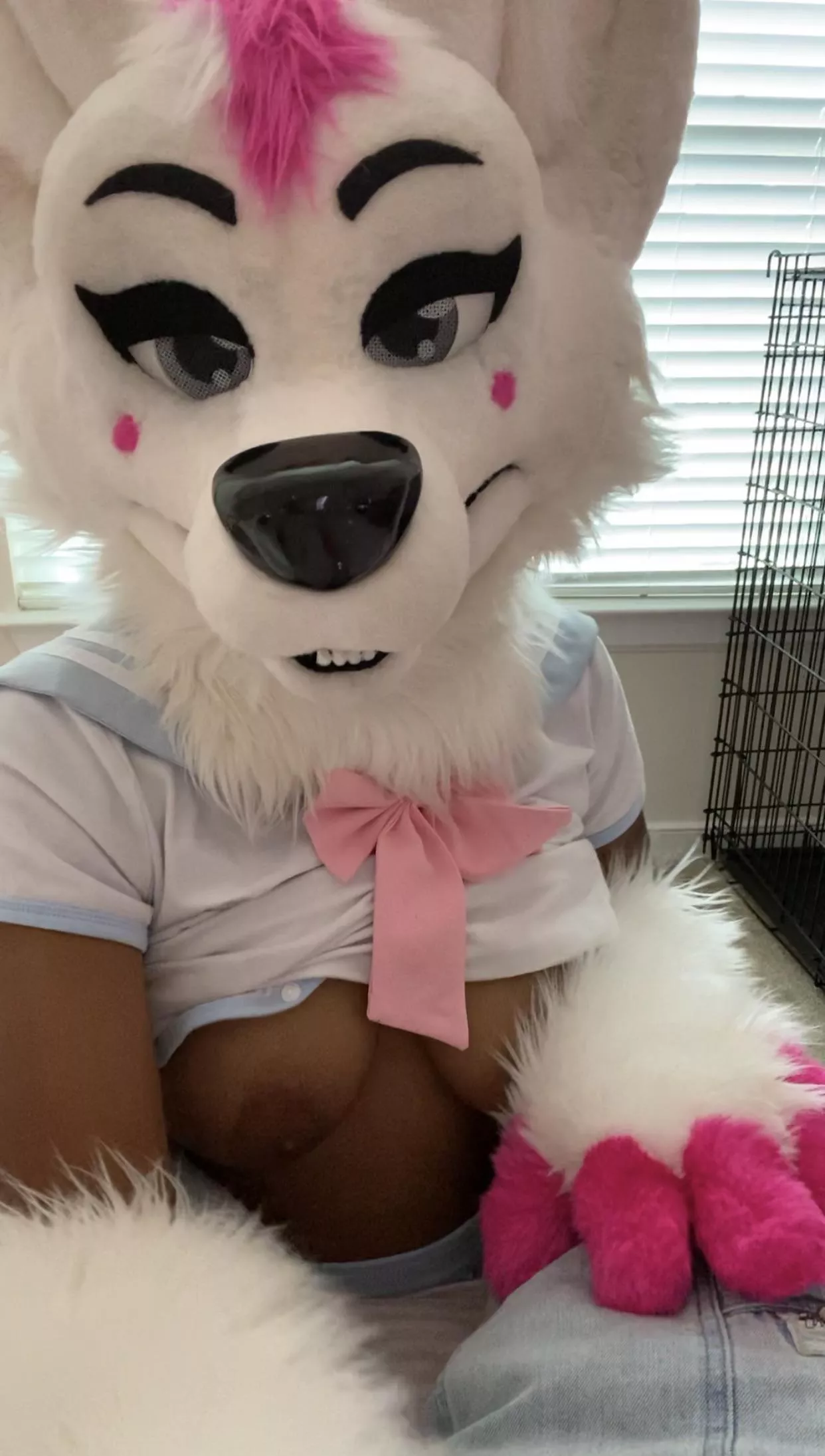 POV: Your little furslut jerking you off~