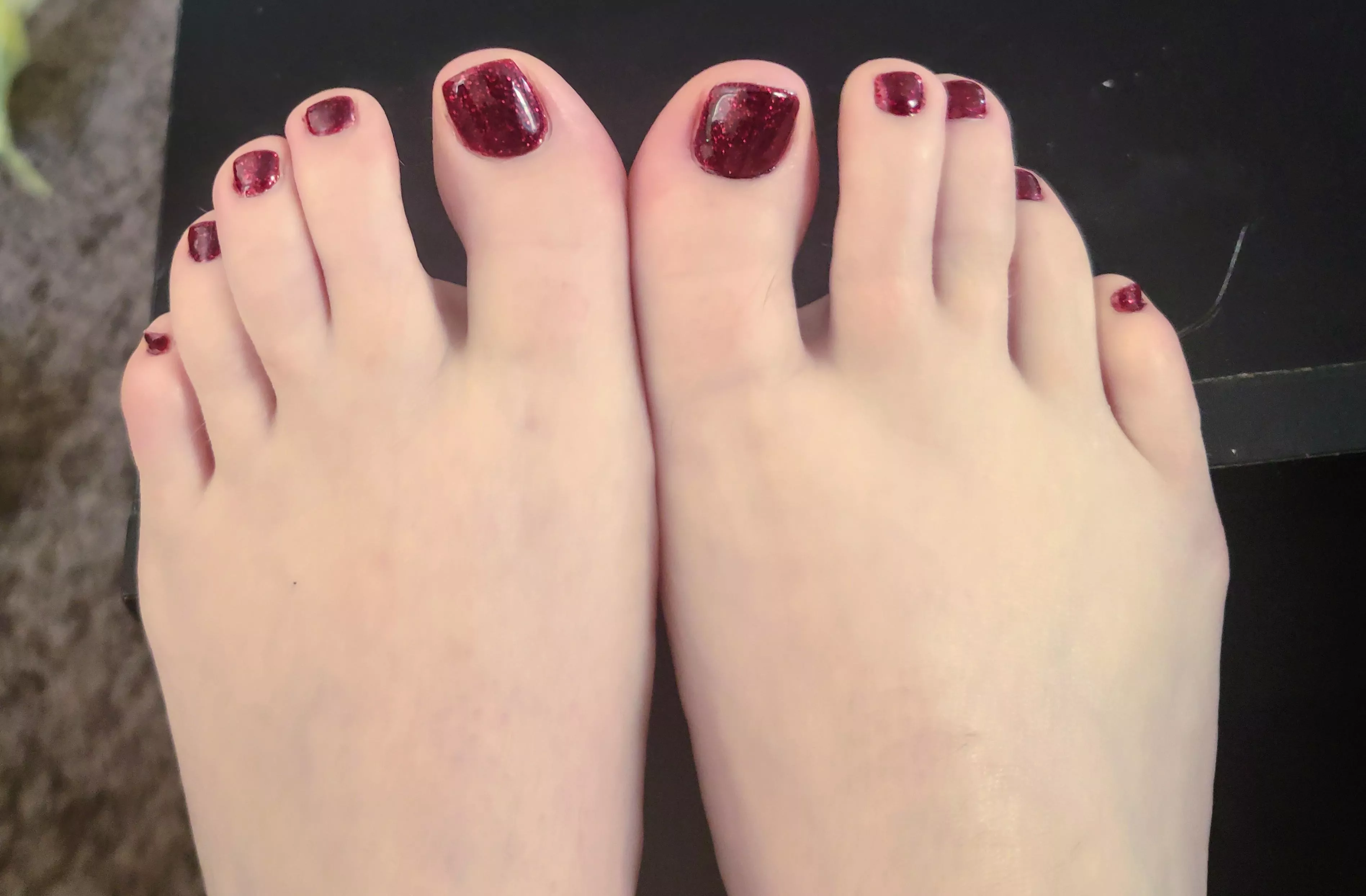 Pretty little piggies, just got them done today