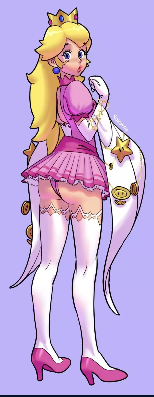 Princess peach booty (artist Yokimura)