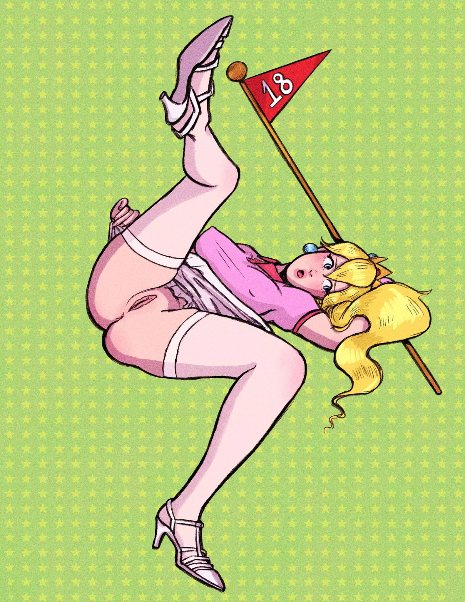 Princess Peach (bwibbles) [Mario Golf Super Rush]