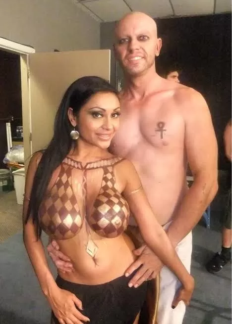 Priya Rai body paint