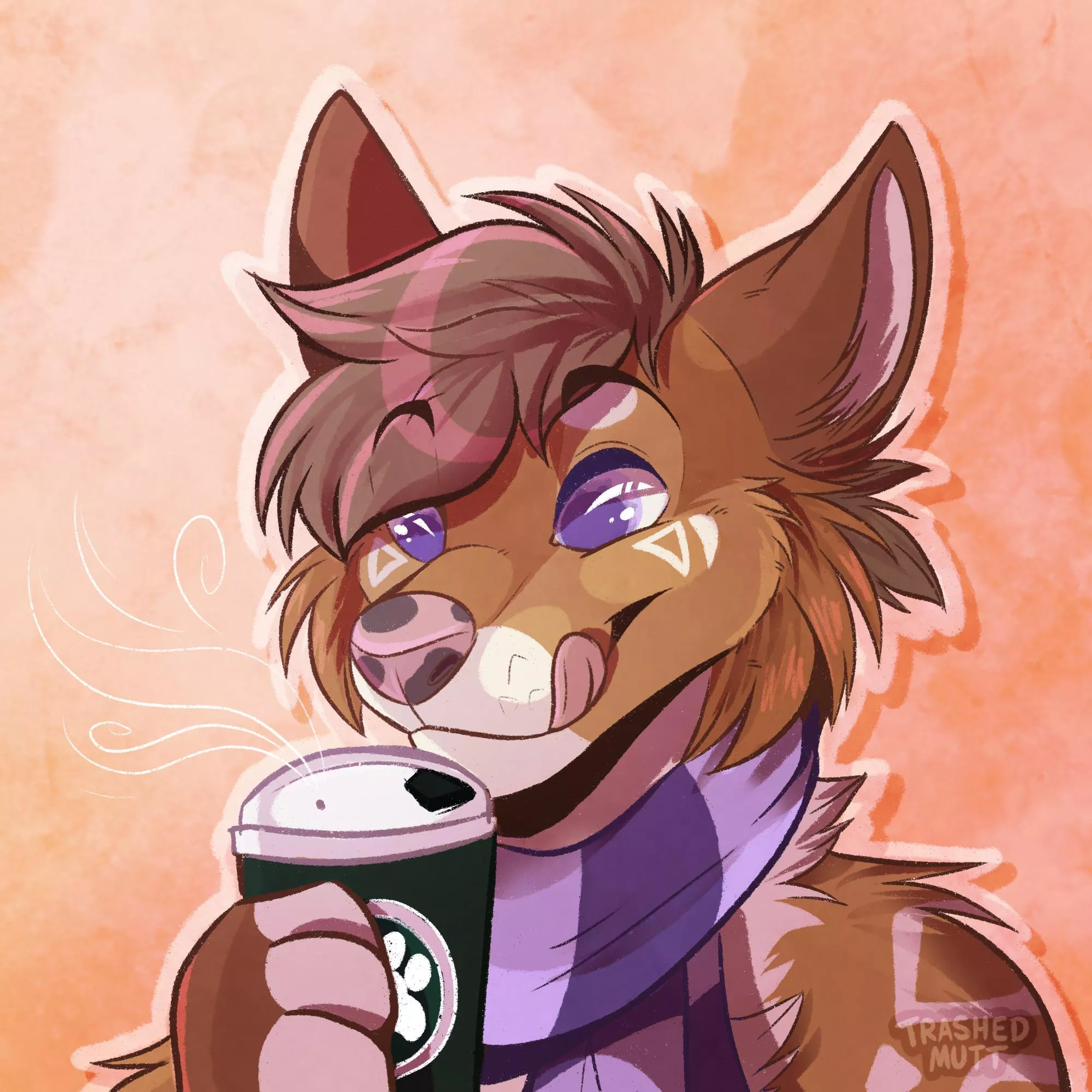 Pumpkin Spice ðŸŽƒ (art by me - trashedmutt on Twitter)