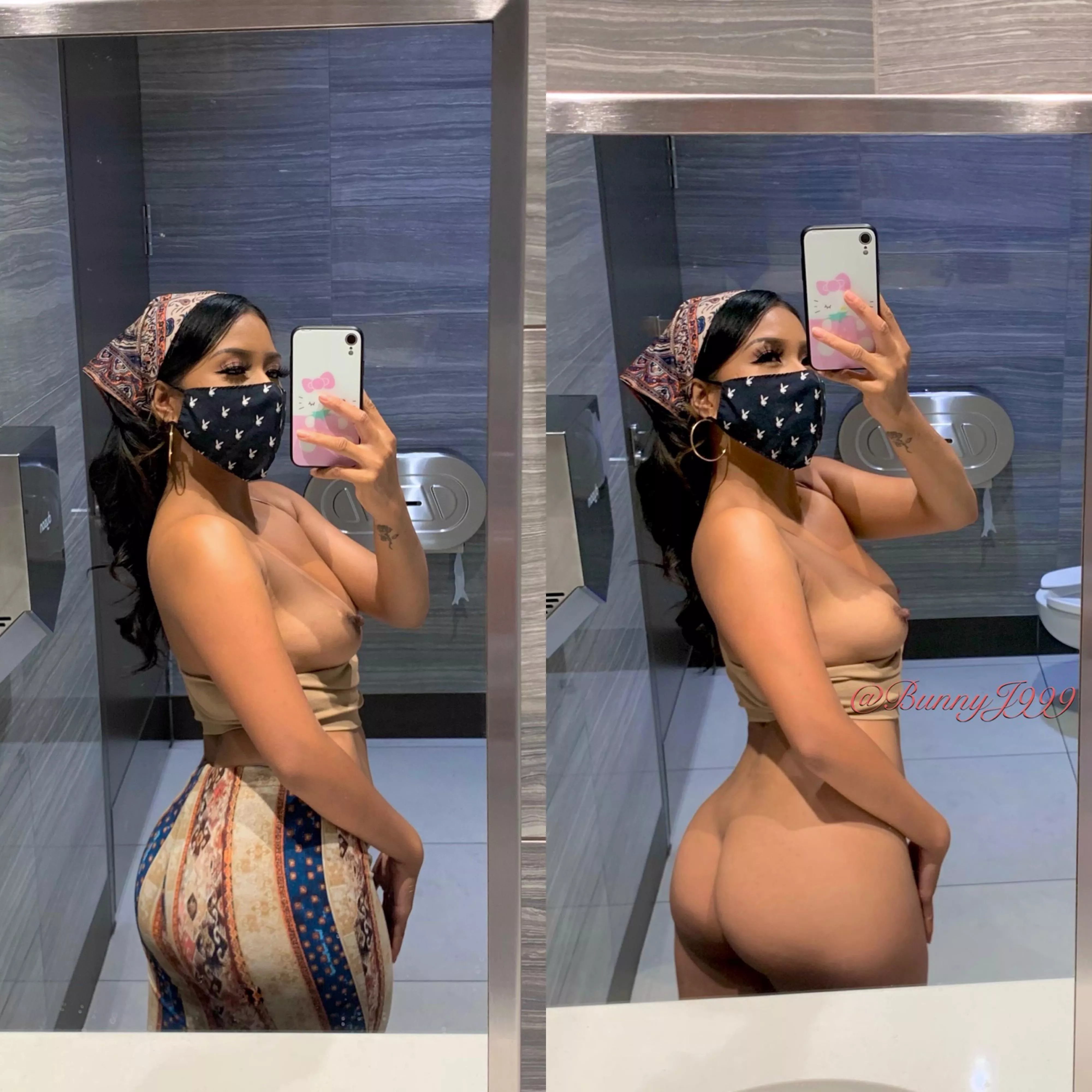 Quick fuck in the washroom please papi? 🥺💦