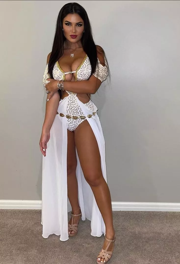 Rachel Bush dressed for Halloween