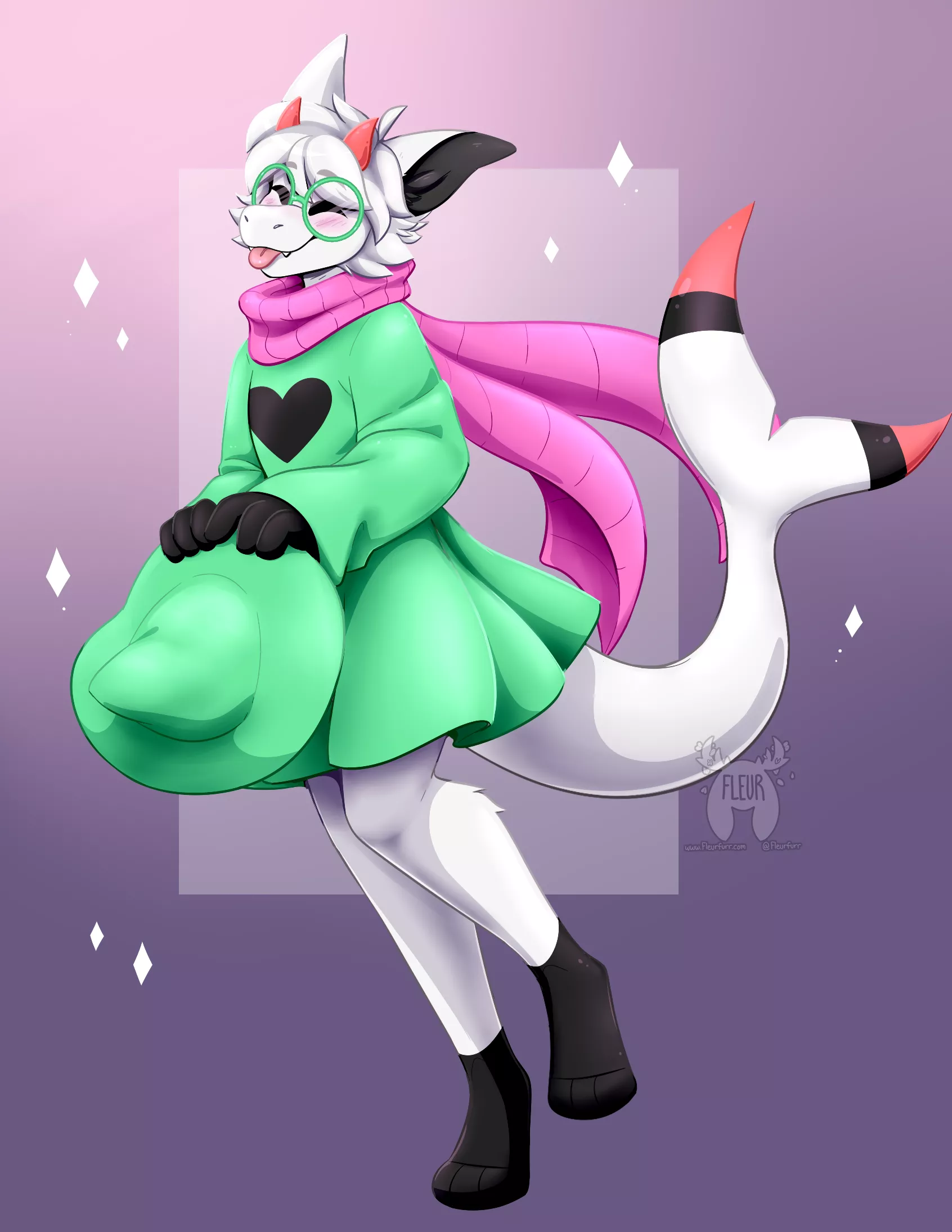 Ralsei Manokit (Art by me: @Fleurfurr on twitter)