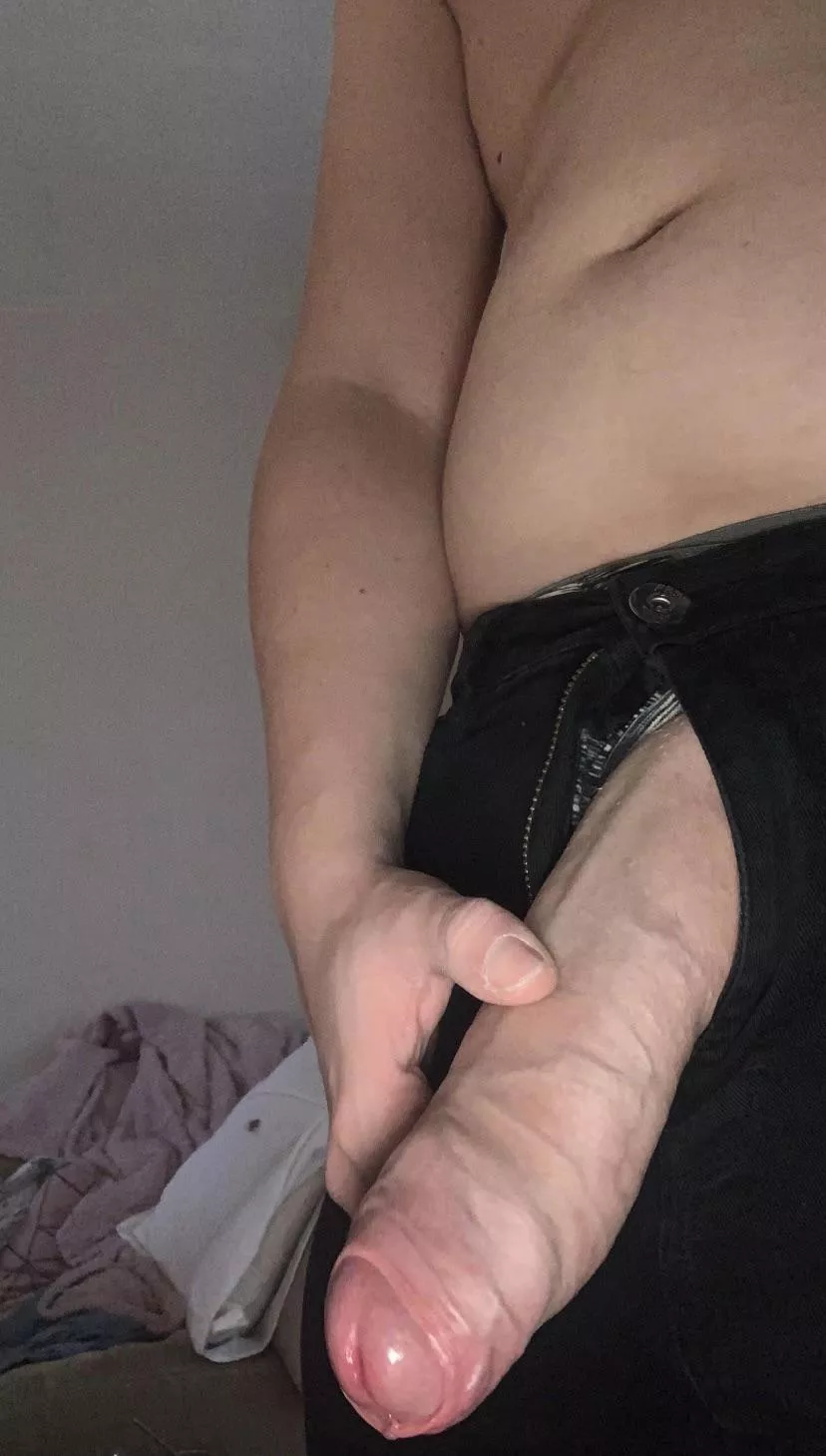 Rate my big uncut cock