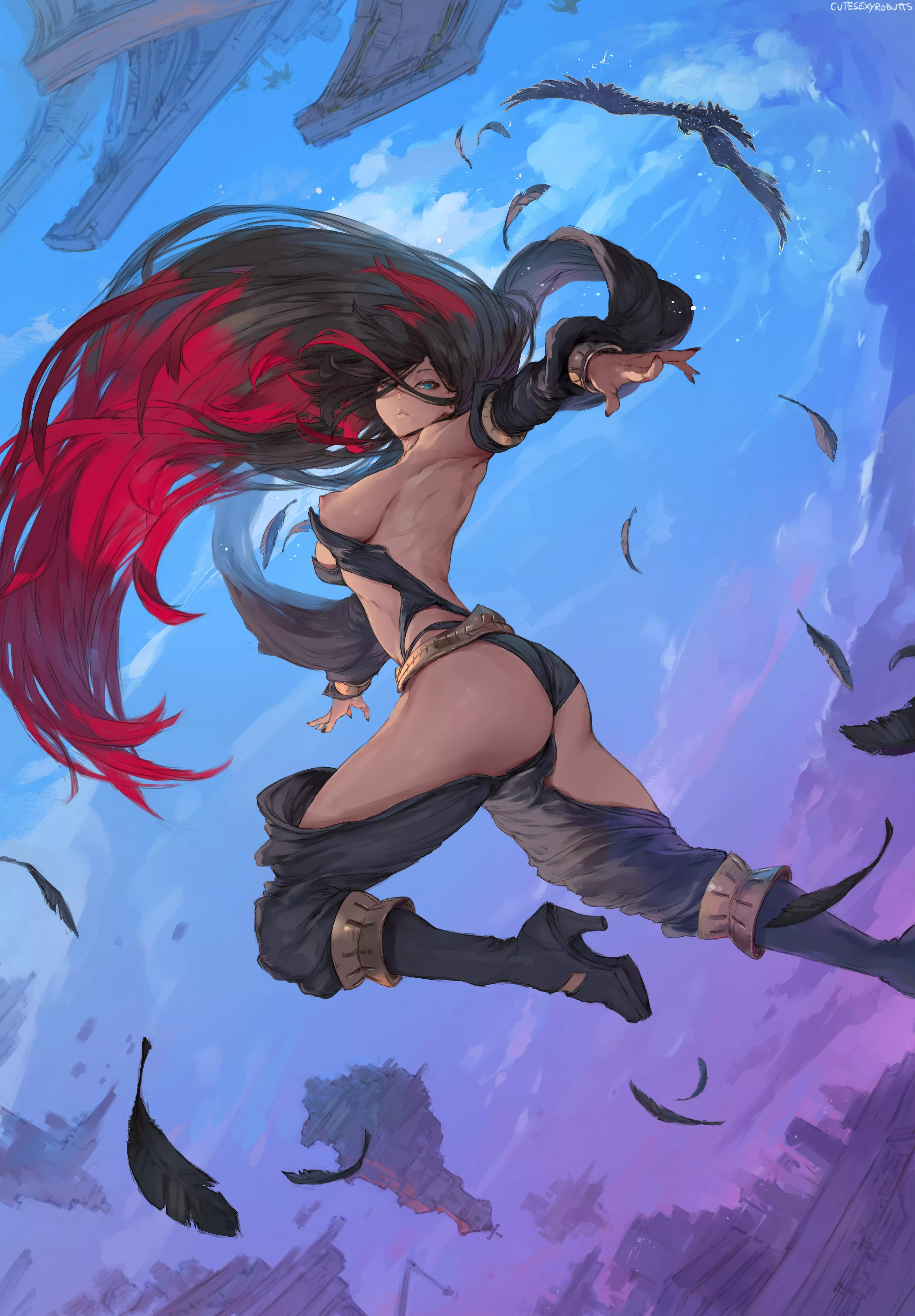 Raven (cutesexyrobutts) [Gravity Rush]