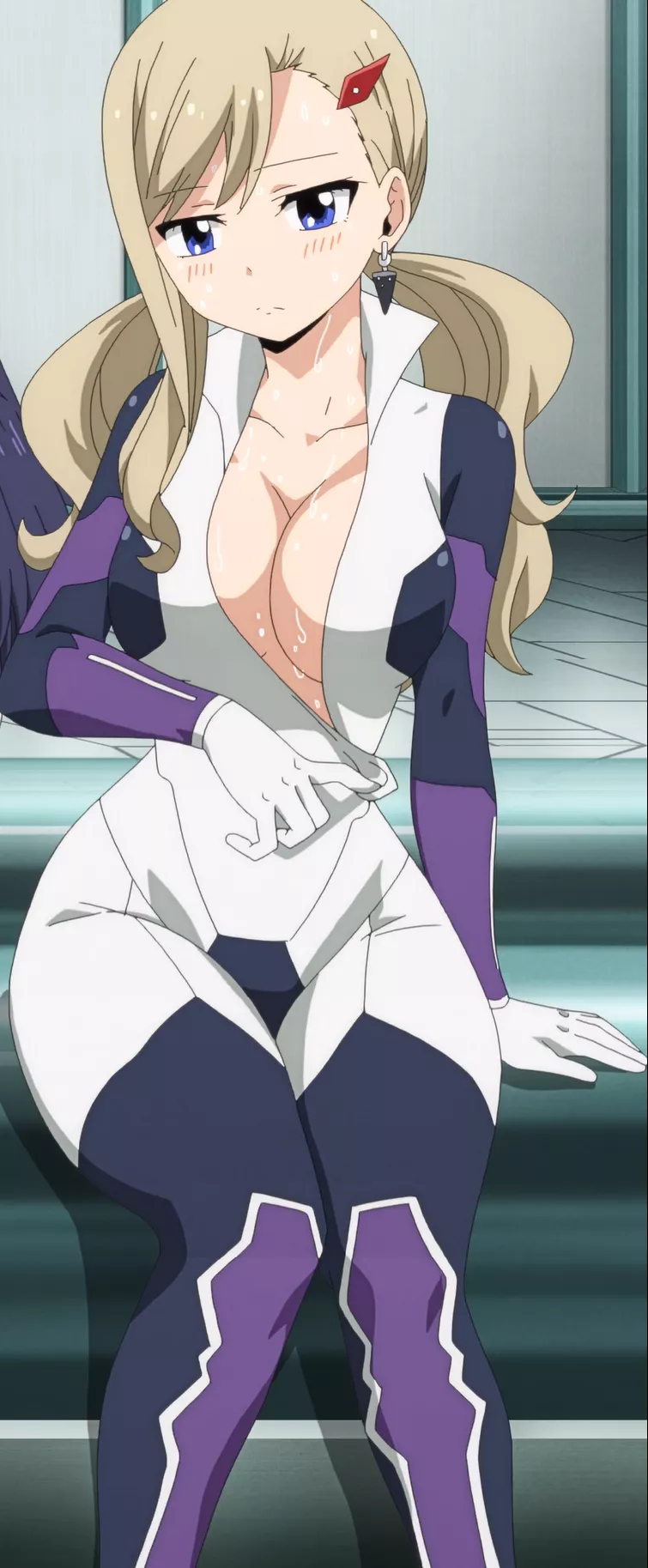 Rebecca sweating [Edens Zero | Episode 15]