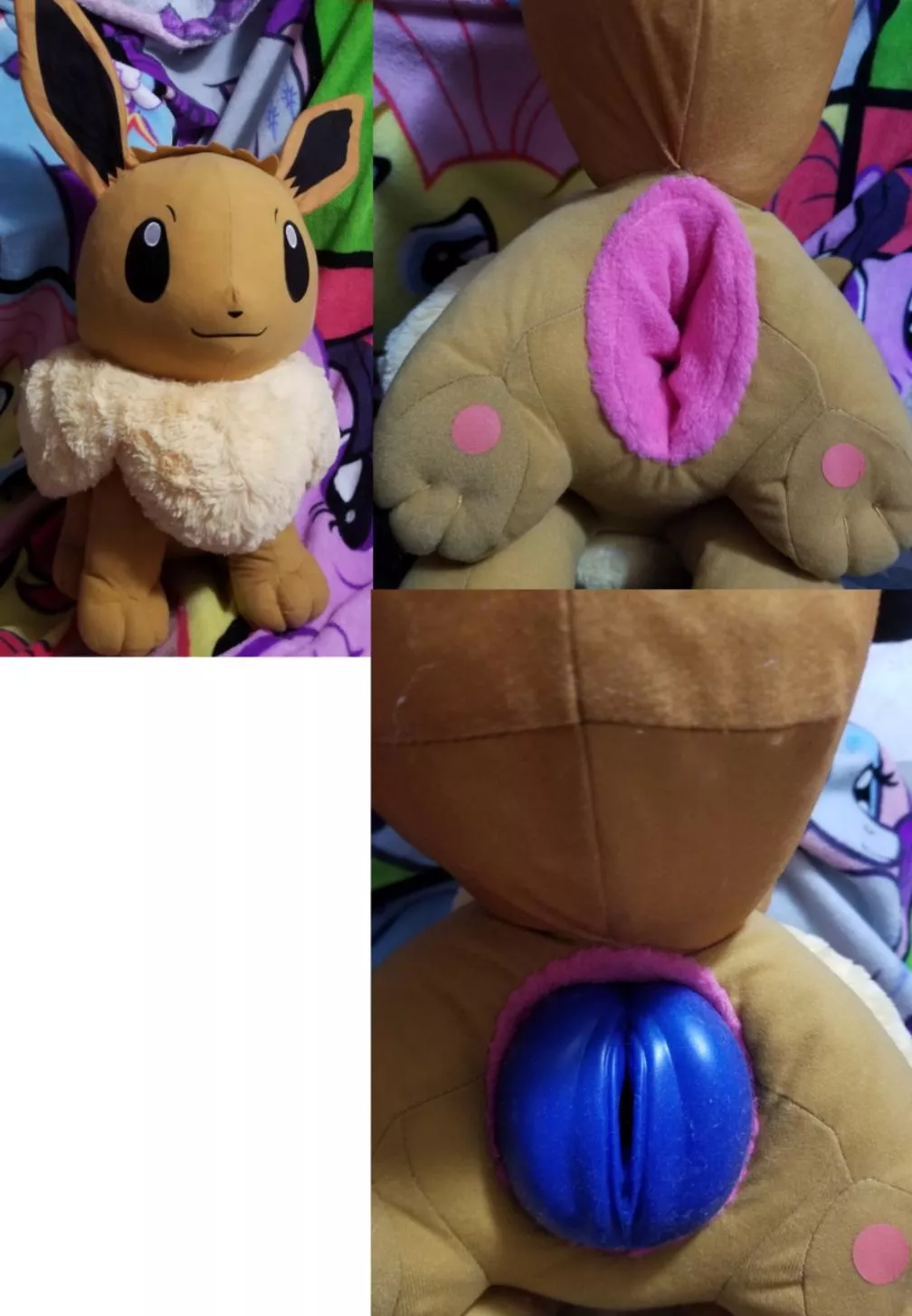 Recently commissioned NSFW fuckable life size Pokemon Eevee with one large SPH for fleshlights [F]