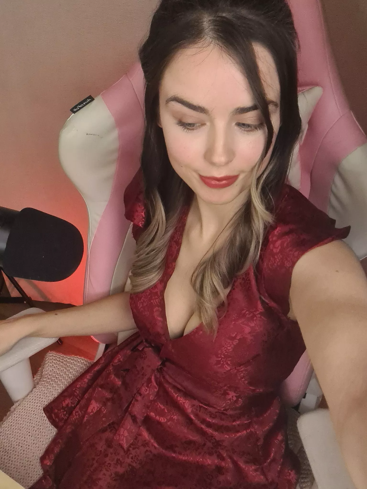 Red dress