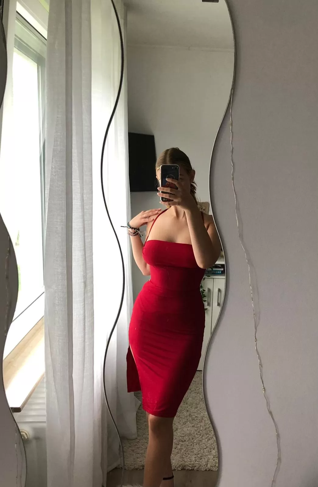 Red dress