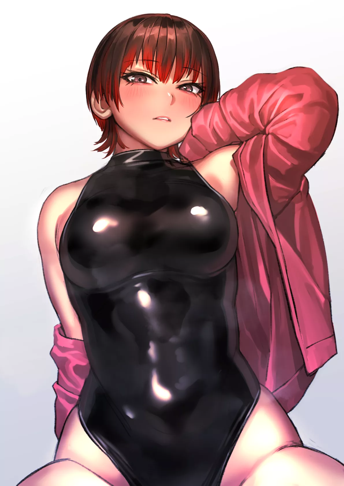 Red Highlights Perfect Leotard (Kilye Kairi) [Original]