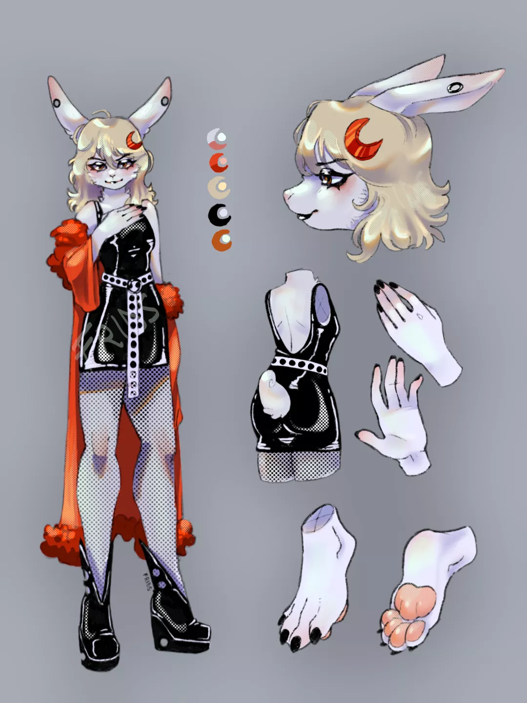 ðŸŒŸðŸŒ™Red moon bunny adoptableðŸŒ™ðŸŒŸ here is a new adoptable I made!