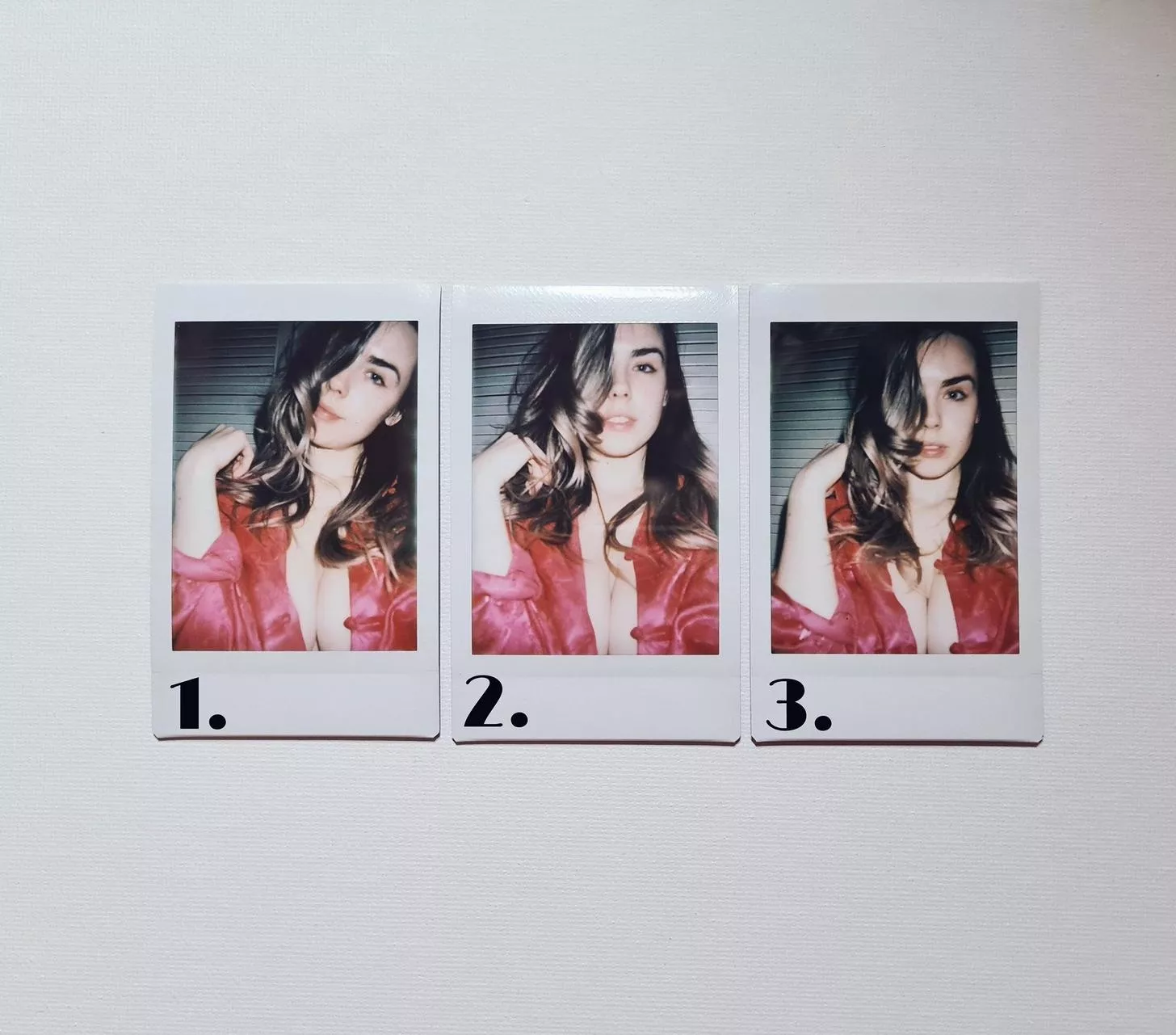 red PJâ€™s polaroids