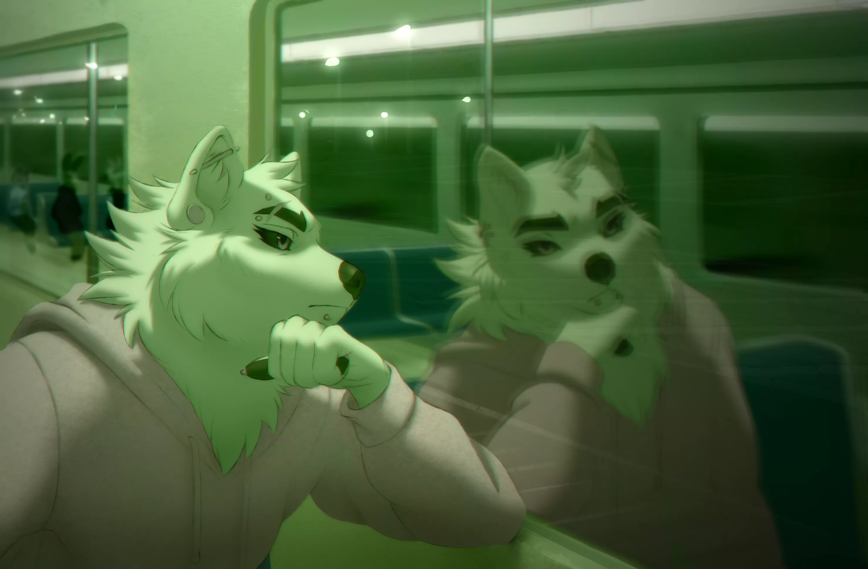 Reflection (art by me @Sancosity on Twitter)