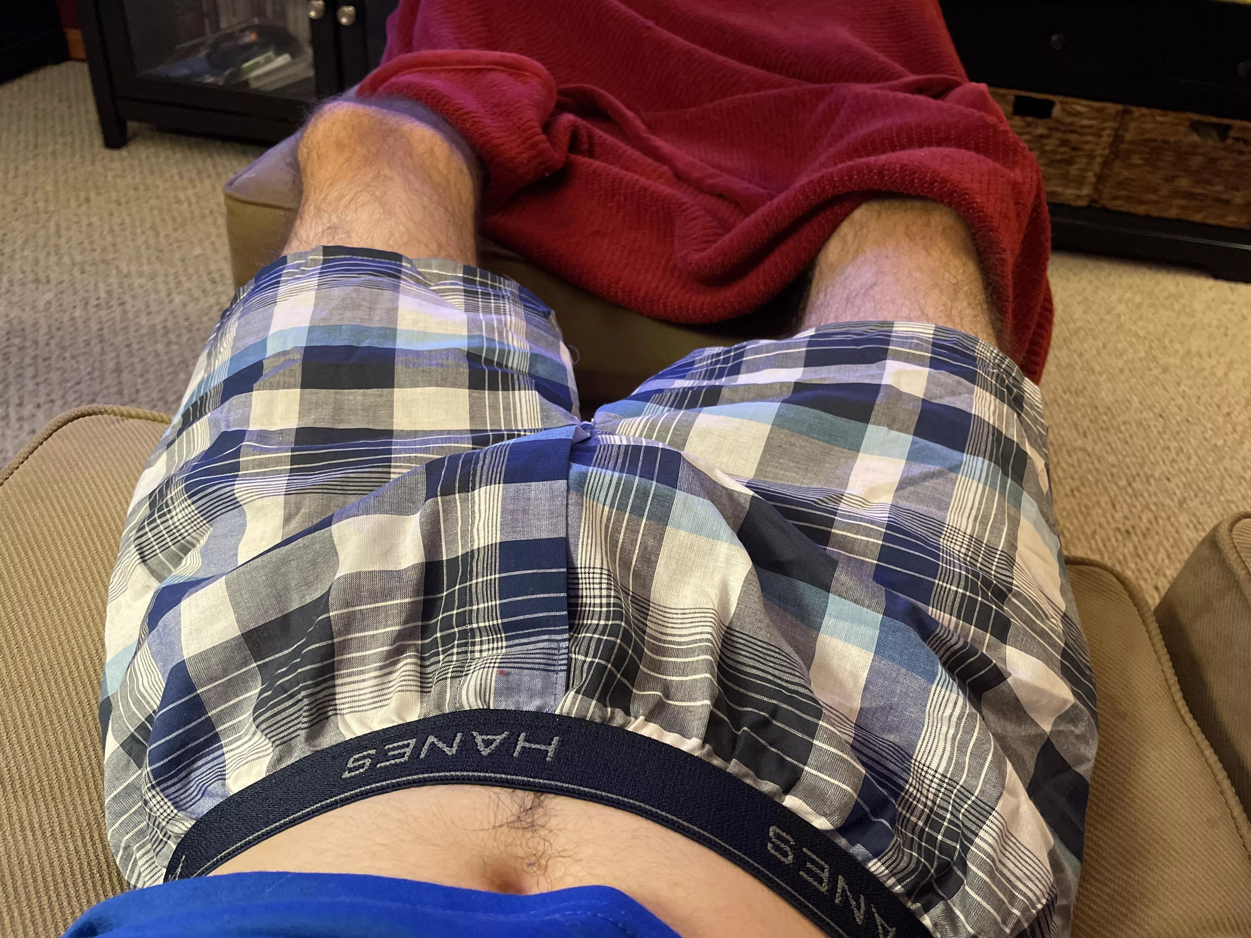 Relaxing in your boxers shorts feel so goodðŸ¤¤pms open