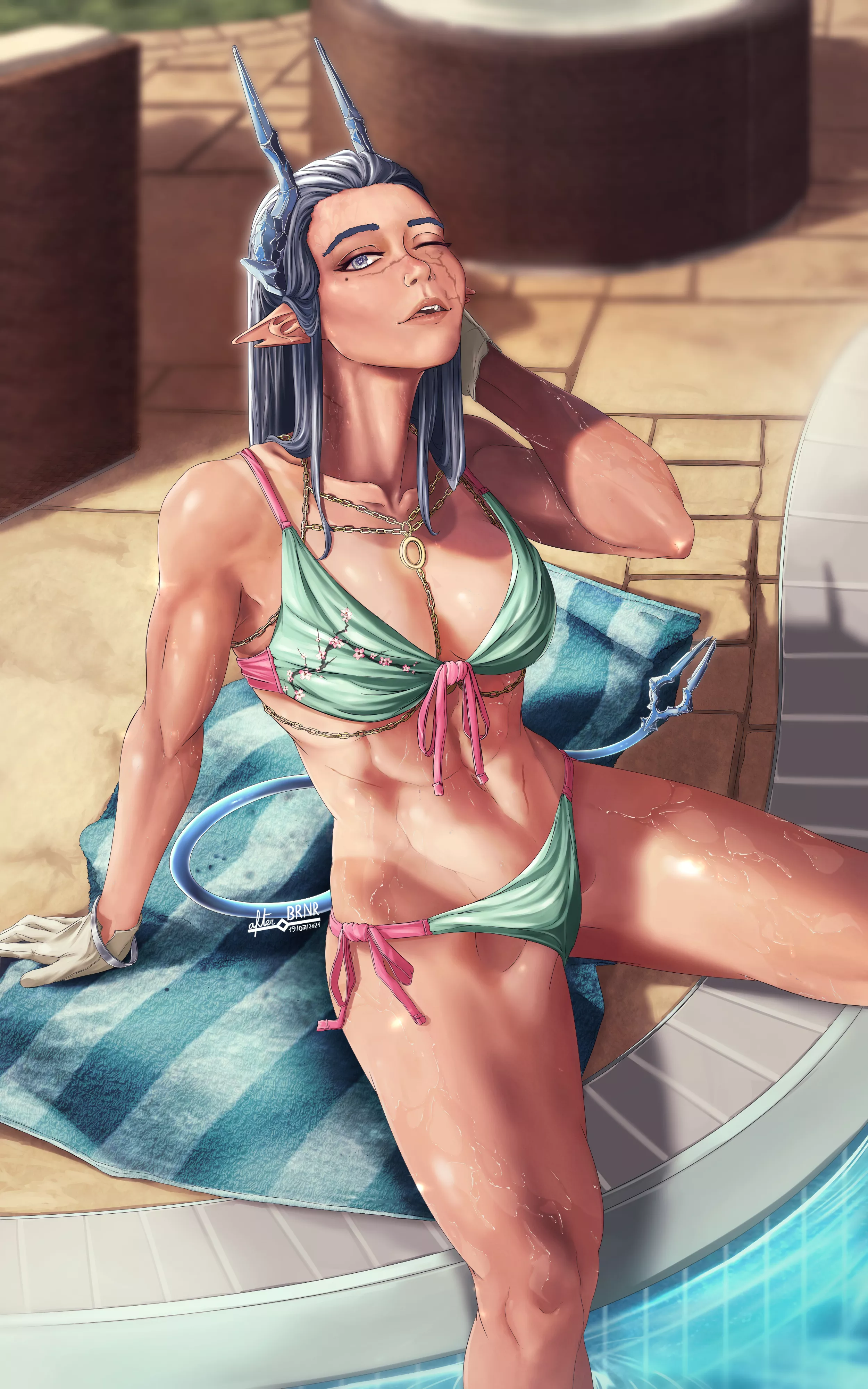 Relaxing Poolside (afterBRNR) [Original]