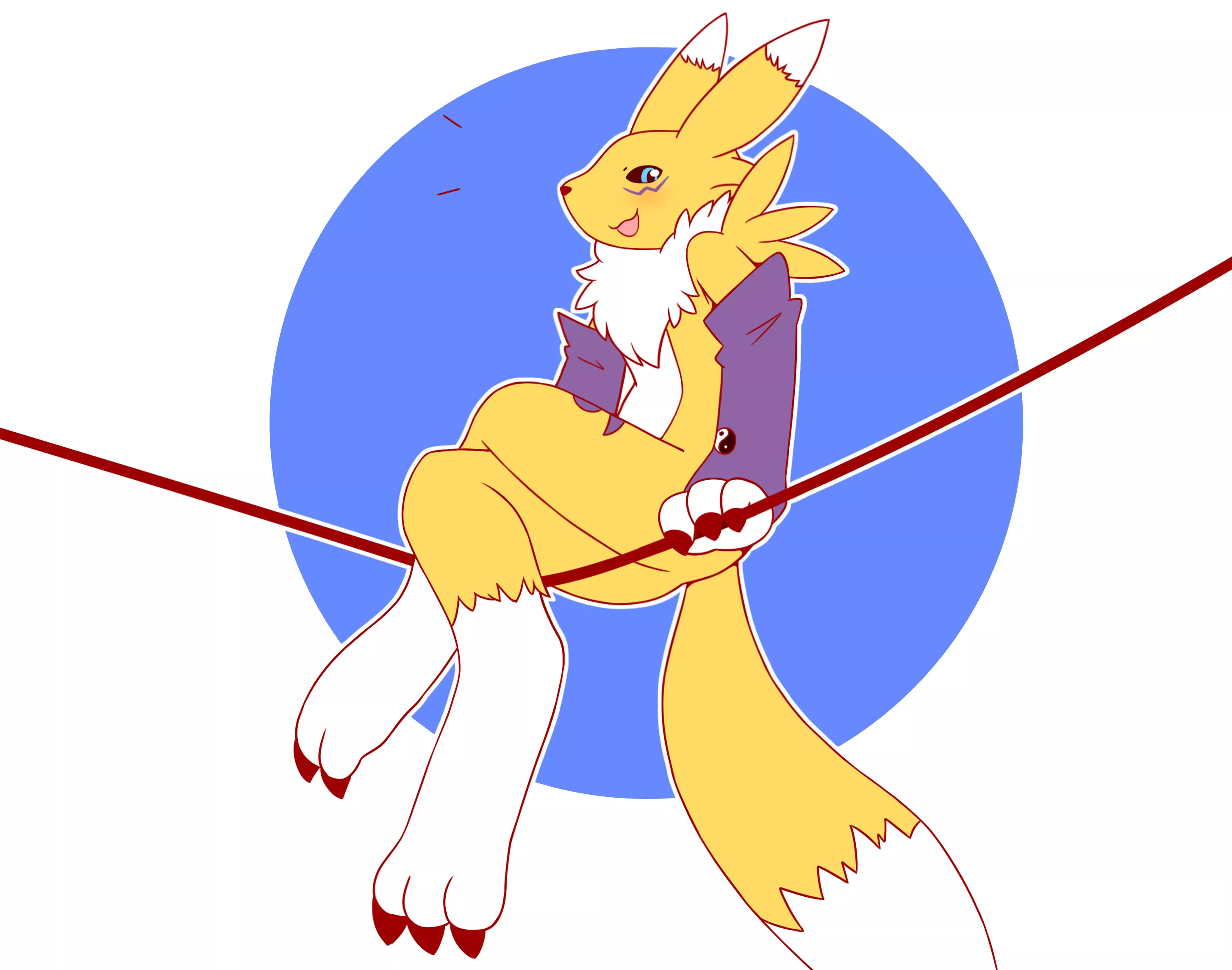 Renamon fanart i did (Chabooey1 - Twitter)