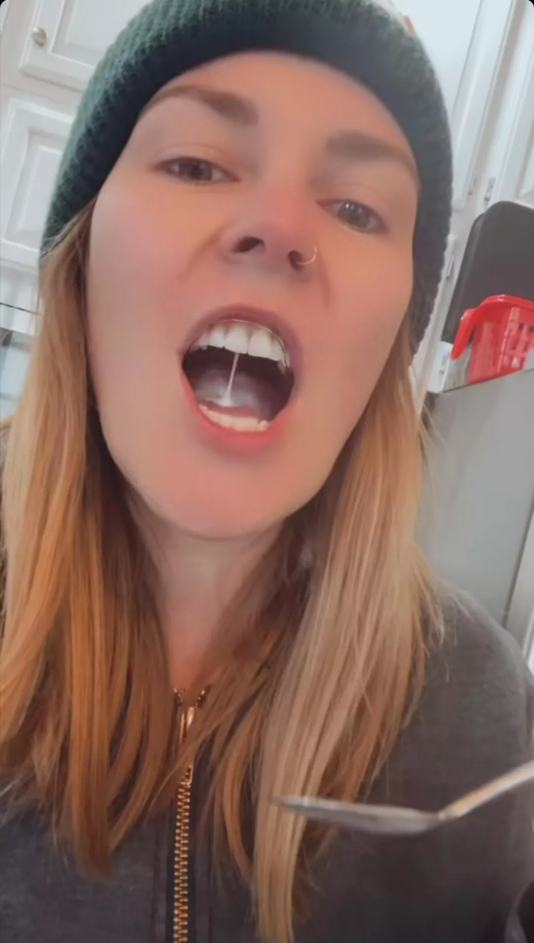 Renee Paquette swallowing your cum