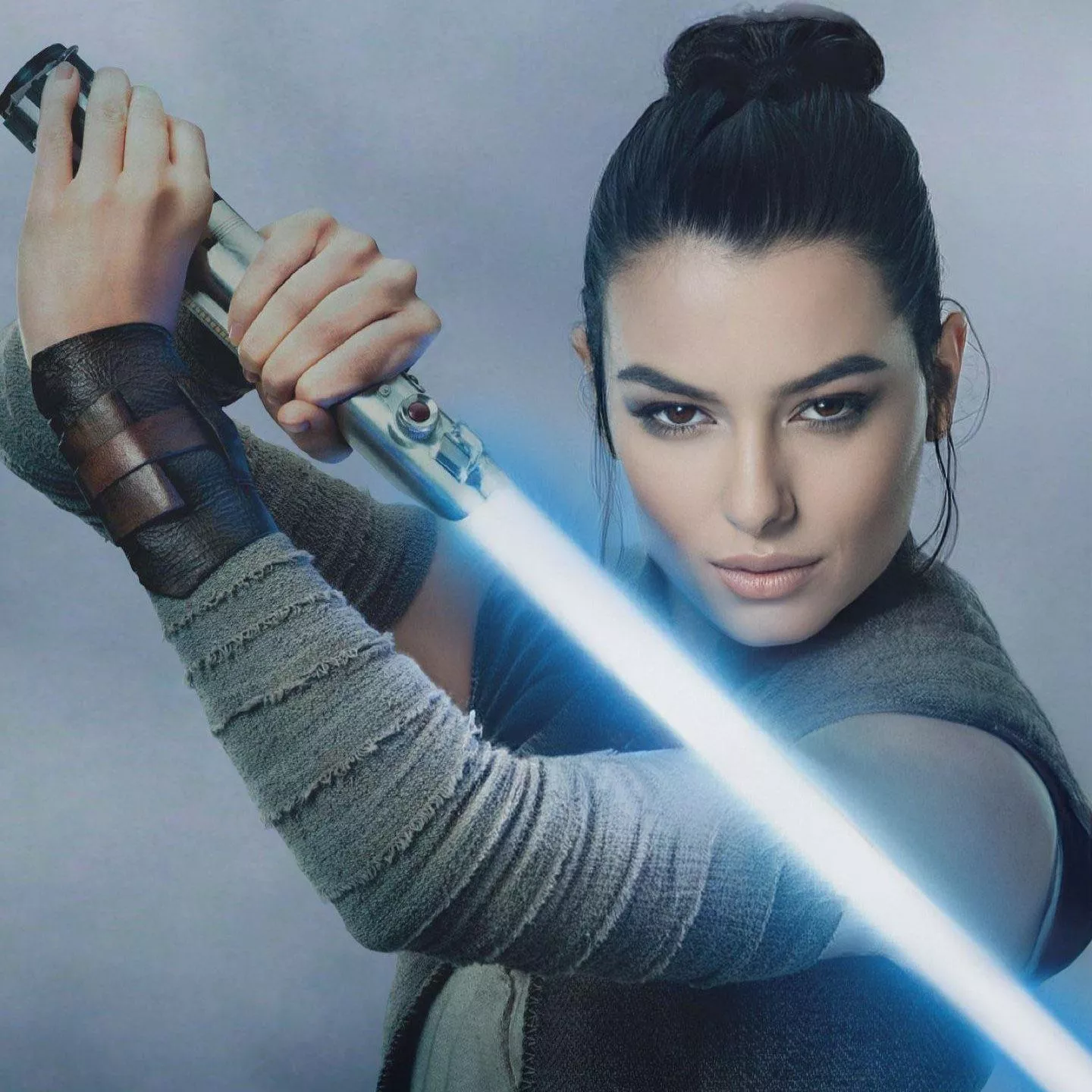 Rey skywalker, a fan made it for me. Itâ€™s my face (Zena Athena)