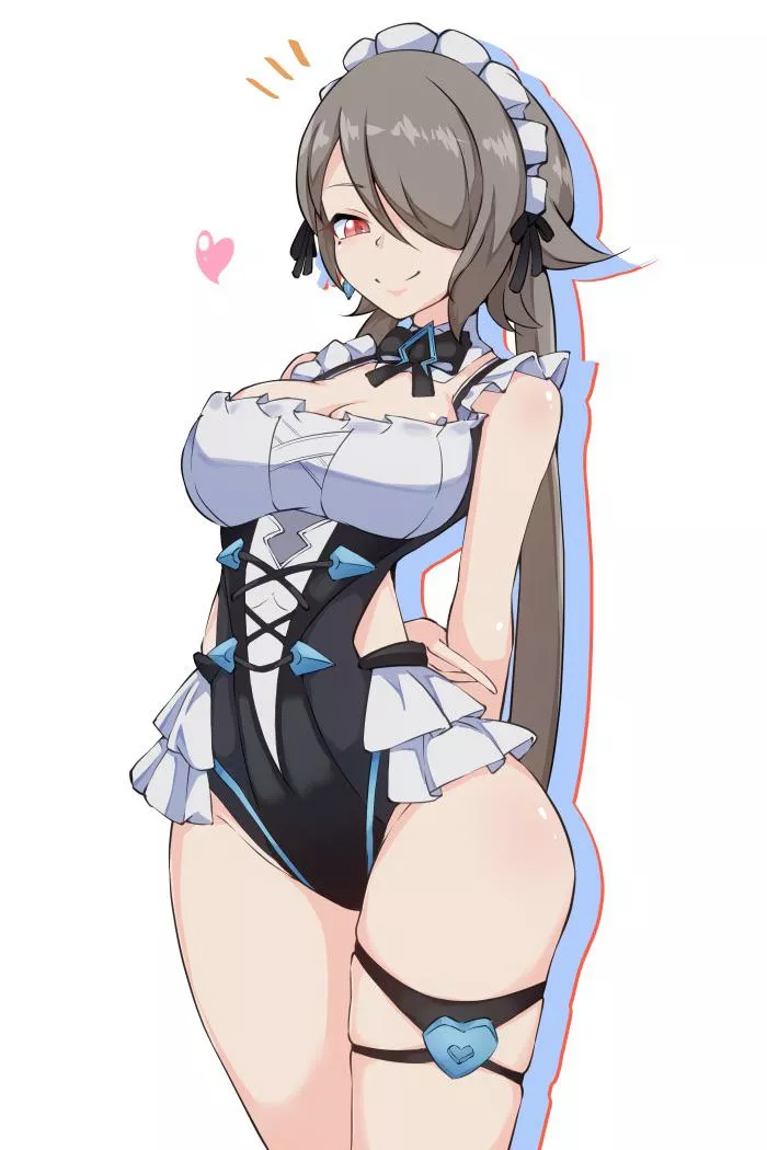 Rita maid swimsuit [Honkai Impact 3rd]