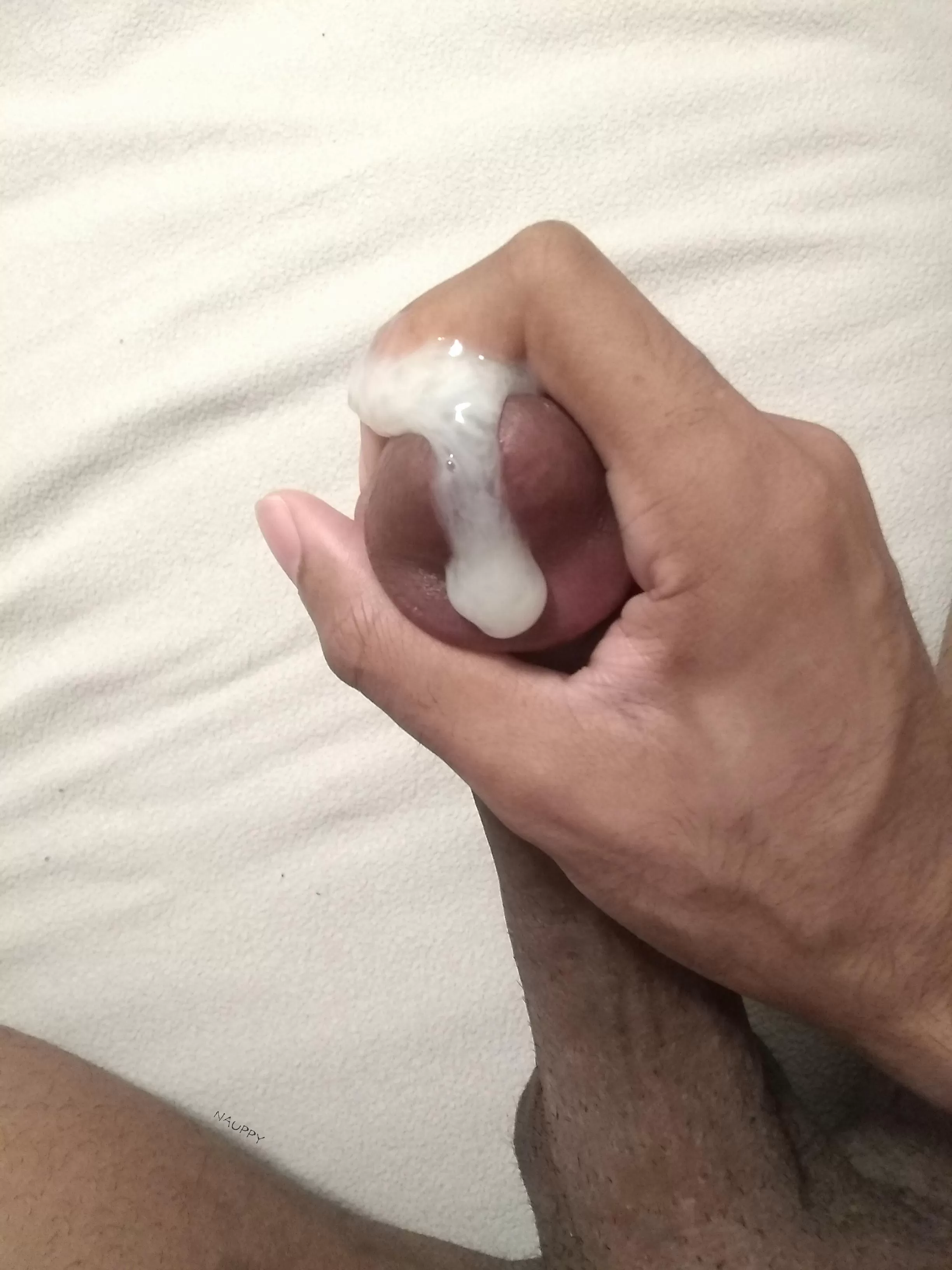 Rock hard cock and thick cum