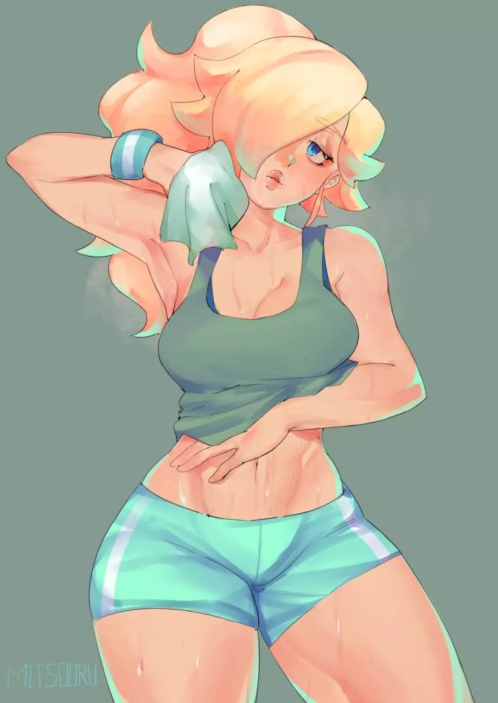 Rosalina after workout (mitsooru)