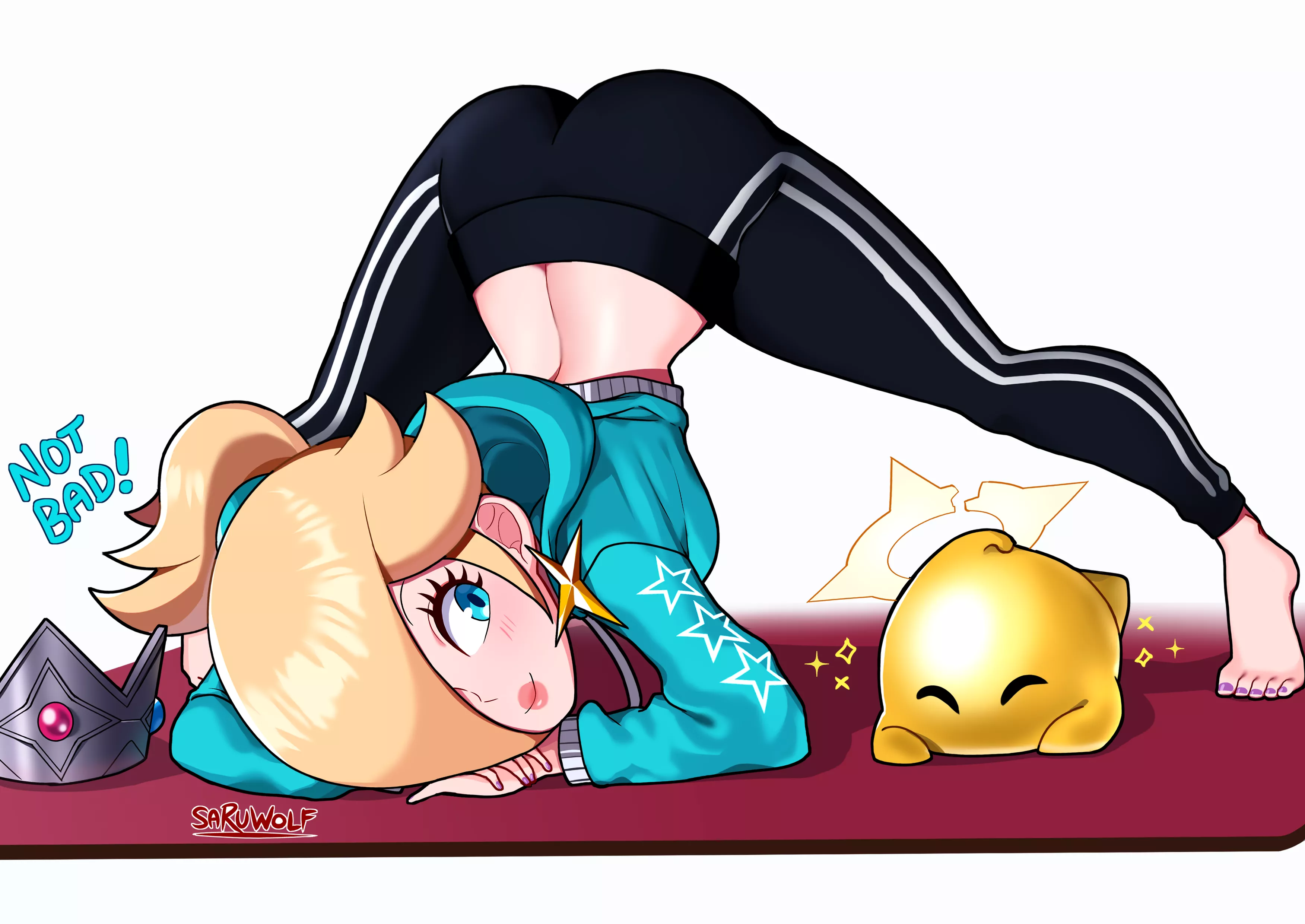 Rosalina does the Jack-o pose